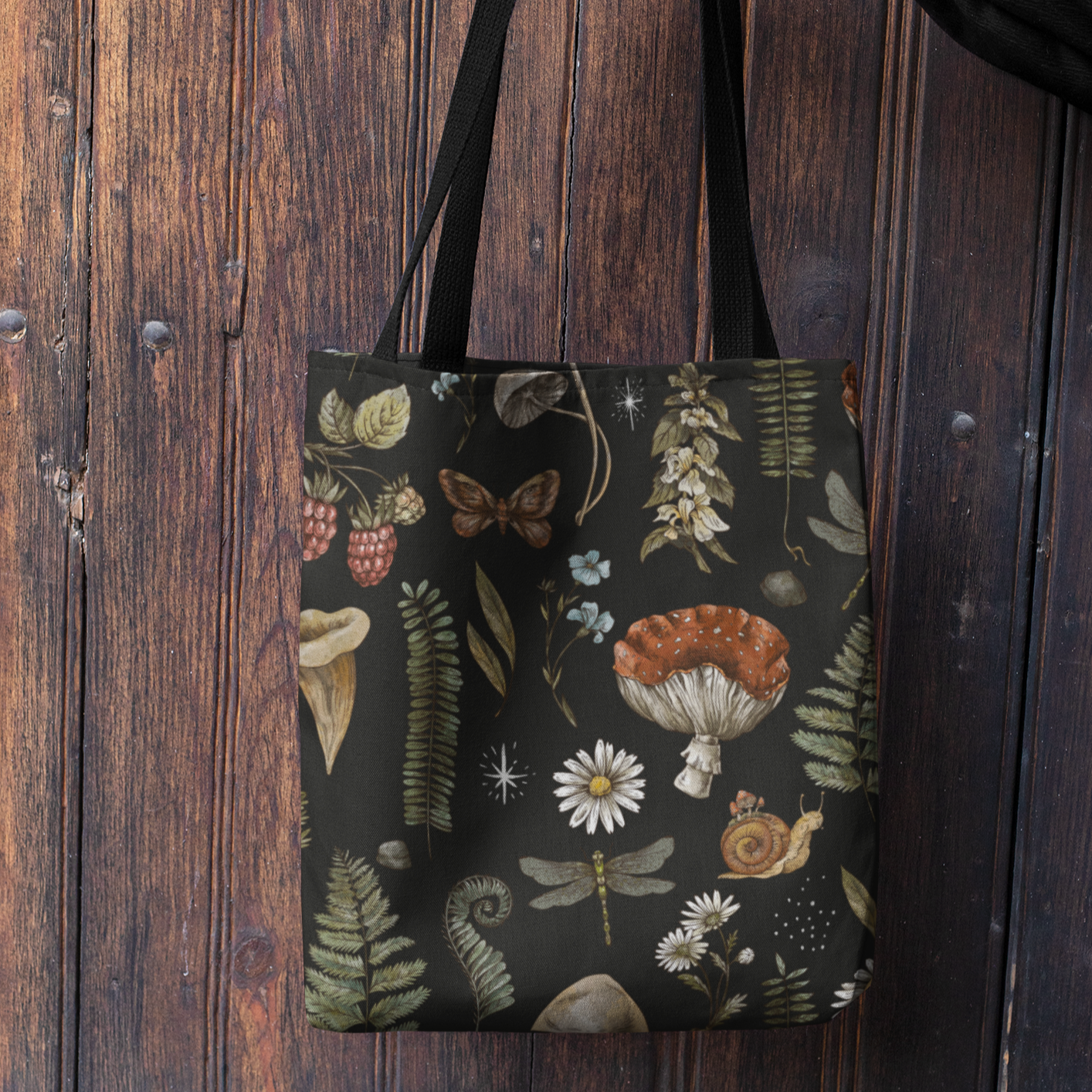 "Dark Forest" Heavy-Duty Canvas Tote Bag