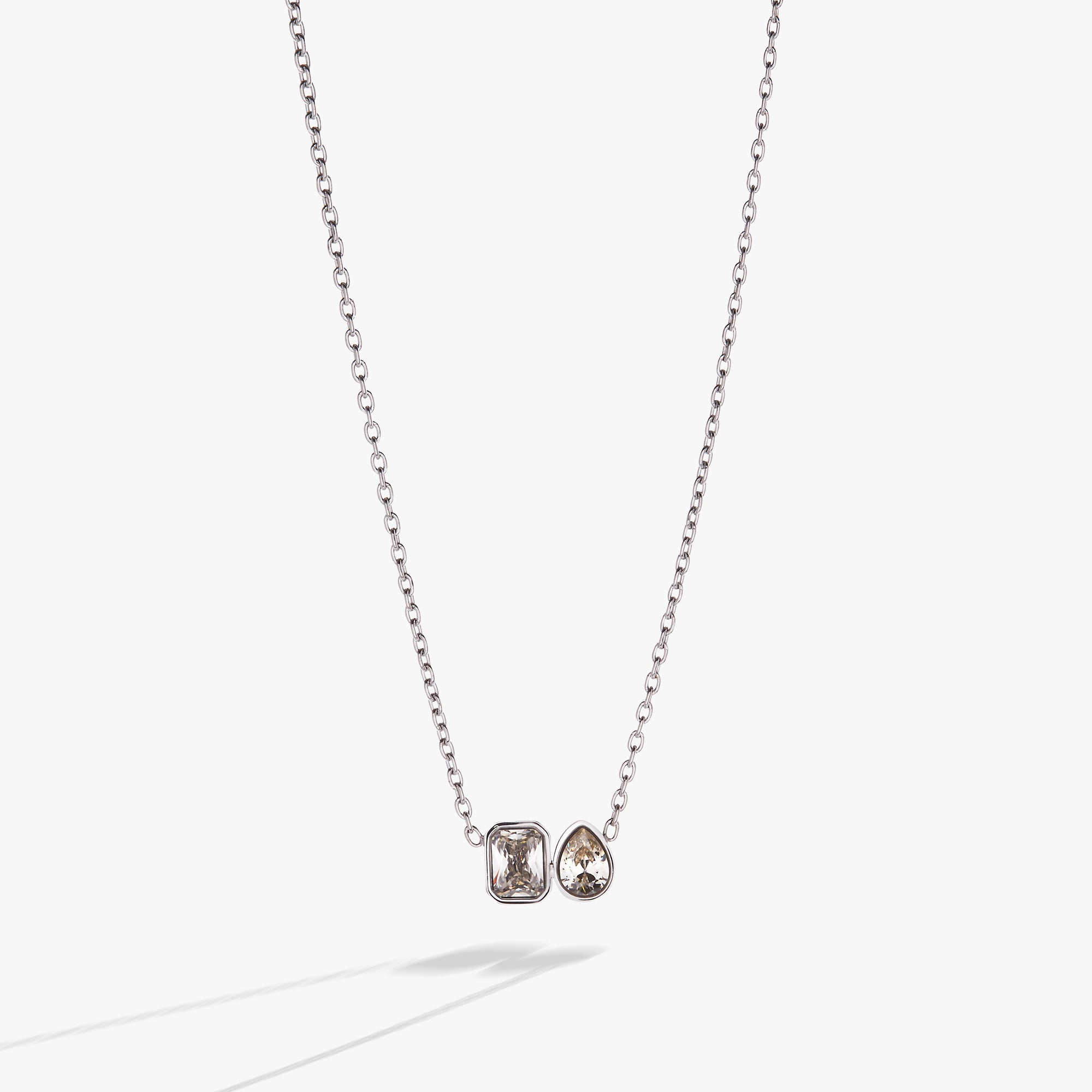 Toi et Moi Two Stone Necklace