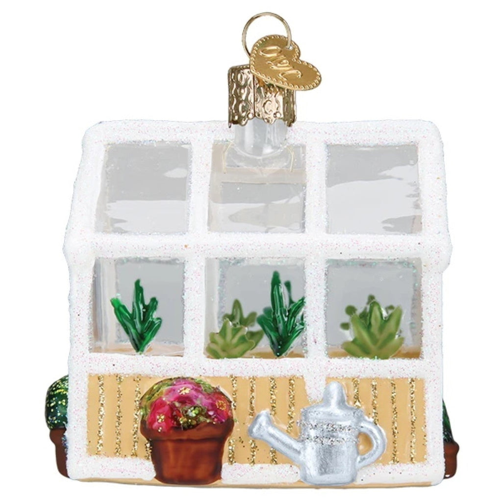 Greenhouse Glass Ornament
