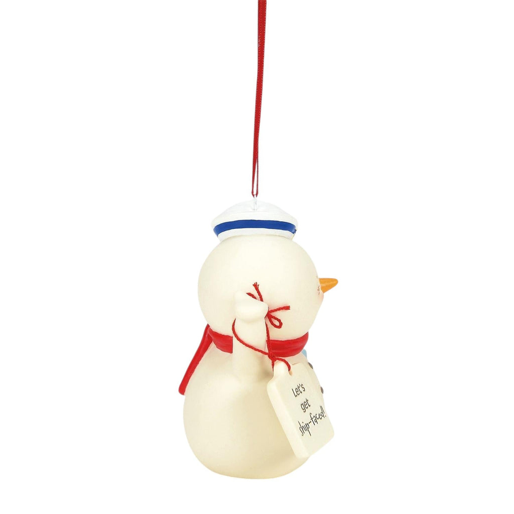 Let's Get Ship Faced - Ornament