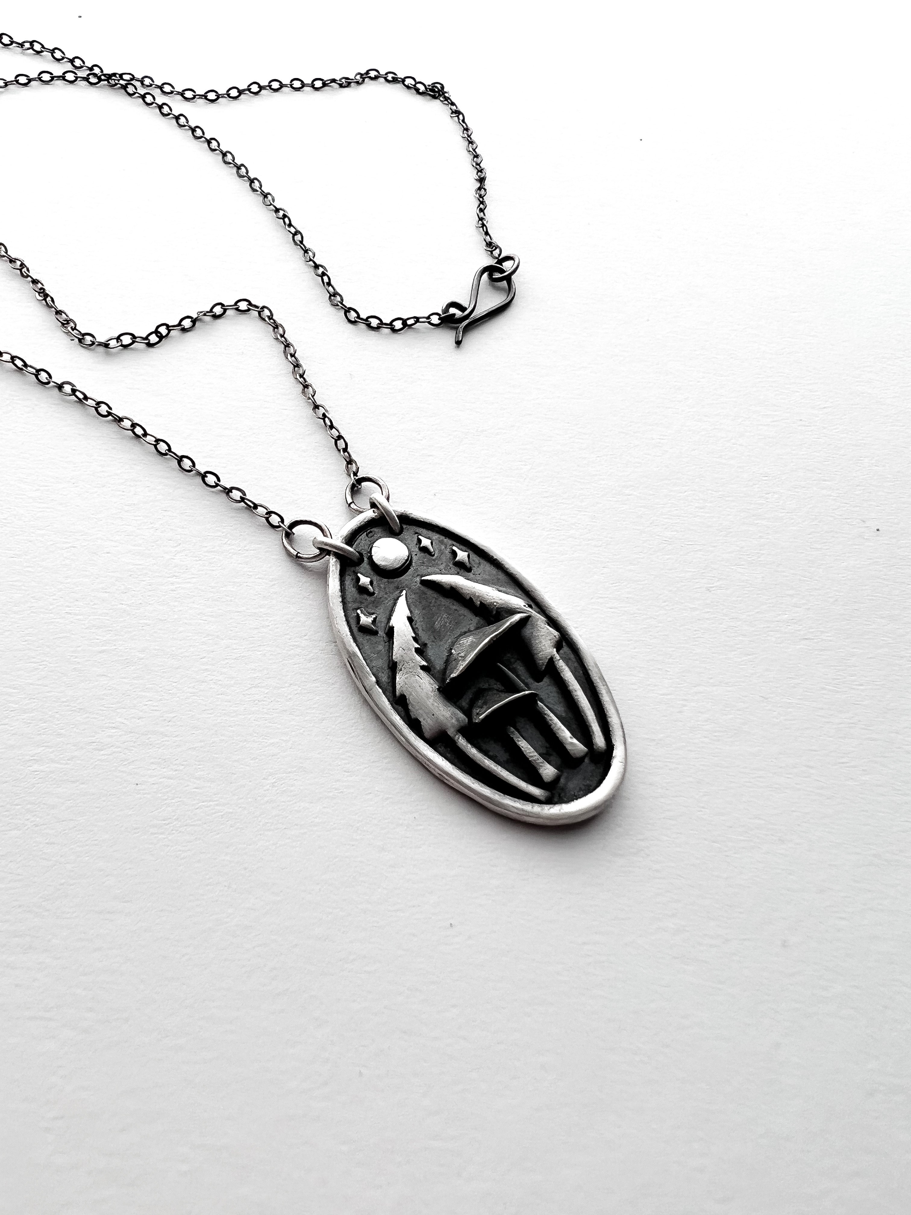 Mushrooms in the Forest Necklaces