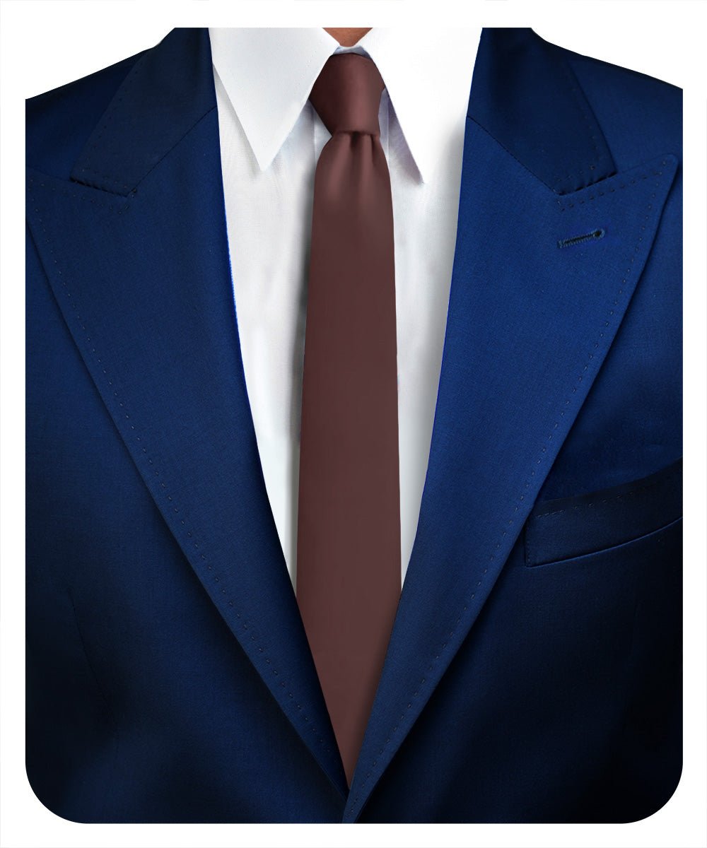 Vittorio Farina Men's Satin Skinny Necktie