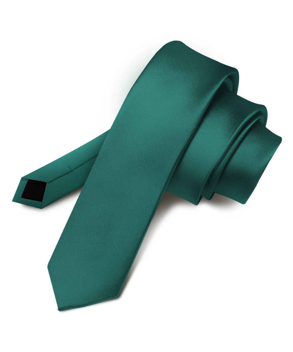 Vittorio Farina Men's Satin Skinny Necktie
