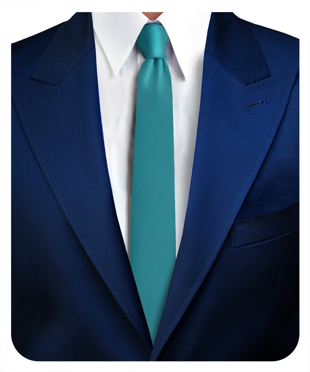 Vittorio Farina Men's Satin Skinny Necktie