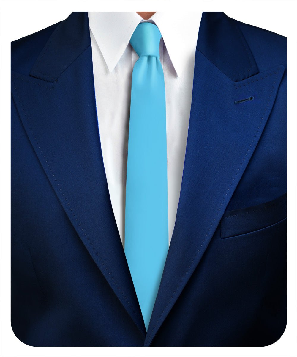 Vittorio Farina Men's Satin Skinny Necktie