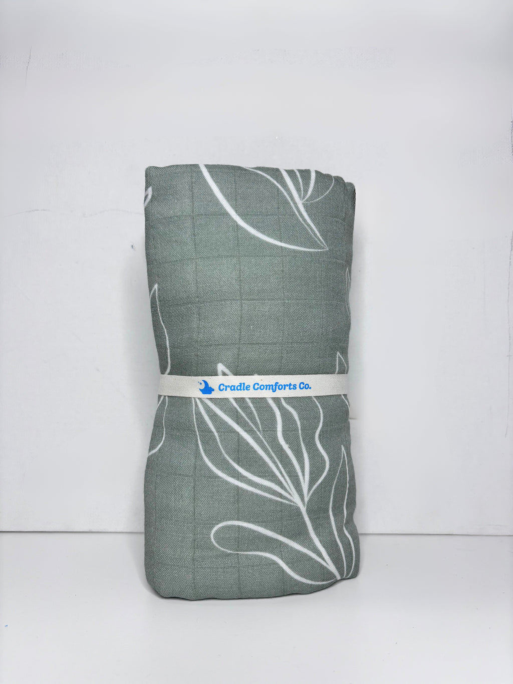 Natural Oasis Willow Organic Bamboo Cotton Muslin Swaddle Blanket