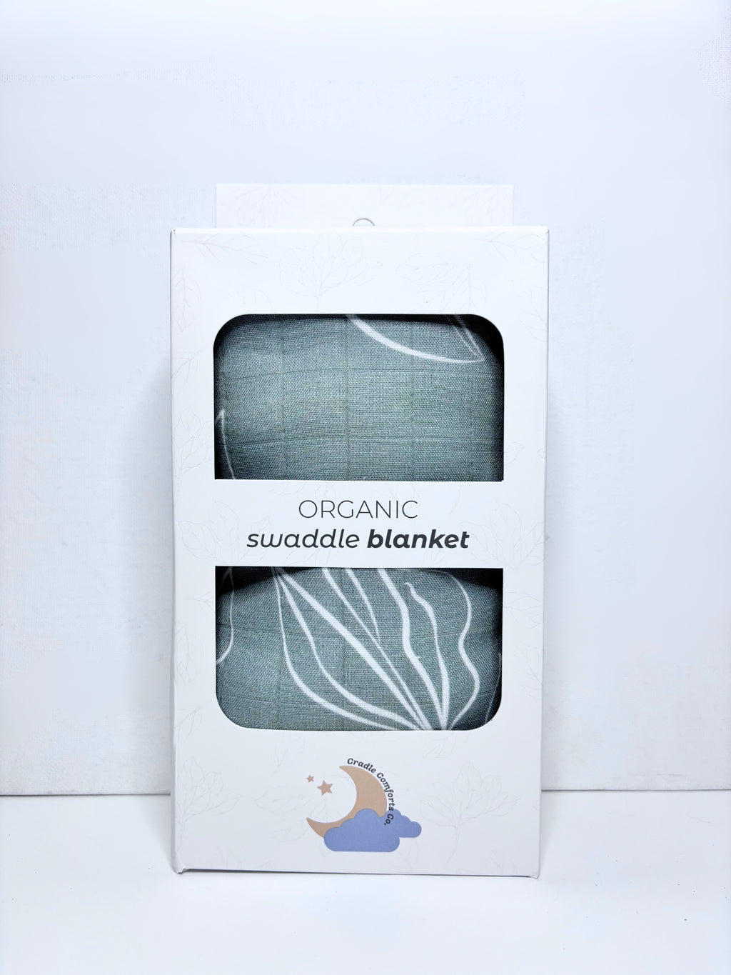 Natural Oasis Willow Organic Bamboo Cotton Muslin Swaddle Blanket