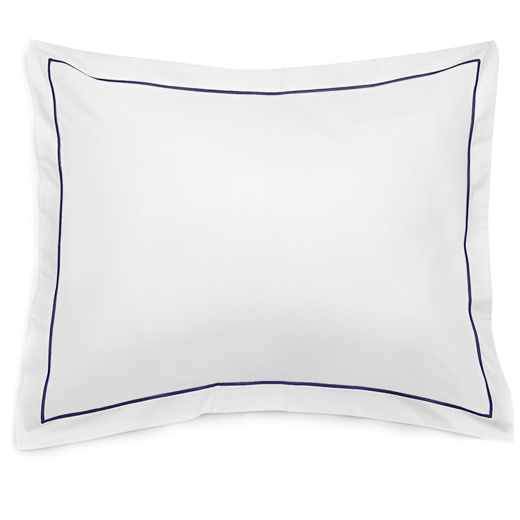 400TC Single Embroidery Sateen Solid Cotton Round Duvet Cover Set
