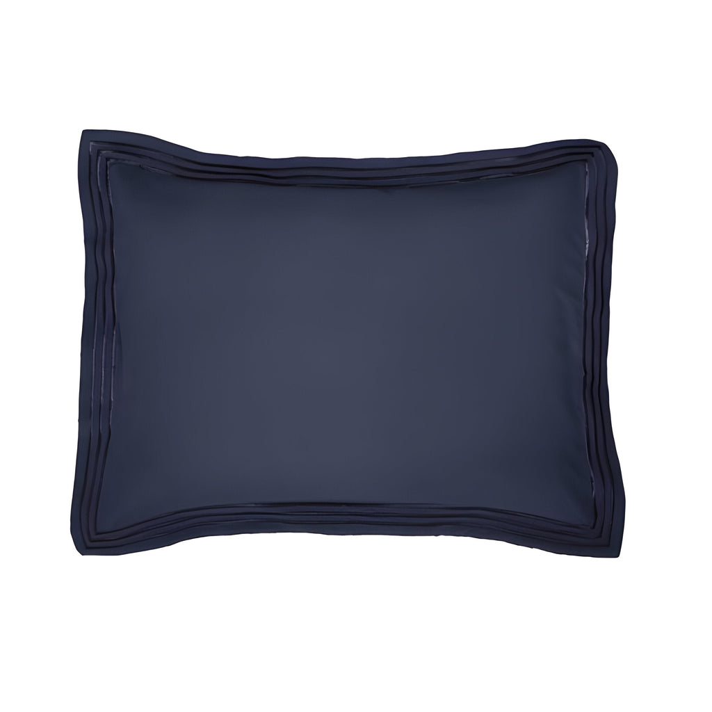 400TC Cotton Luxurious Triple Embroidery Sateen Solid Duvet Cover Set