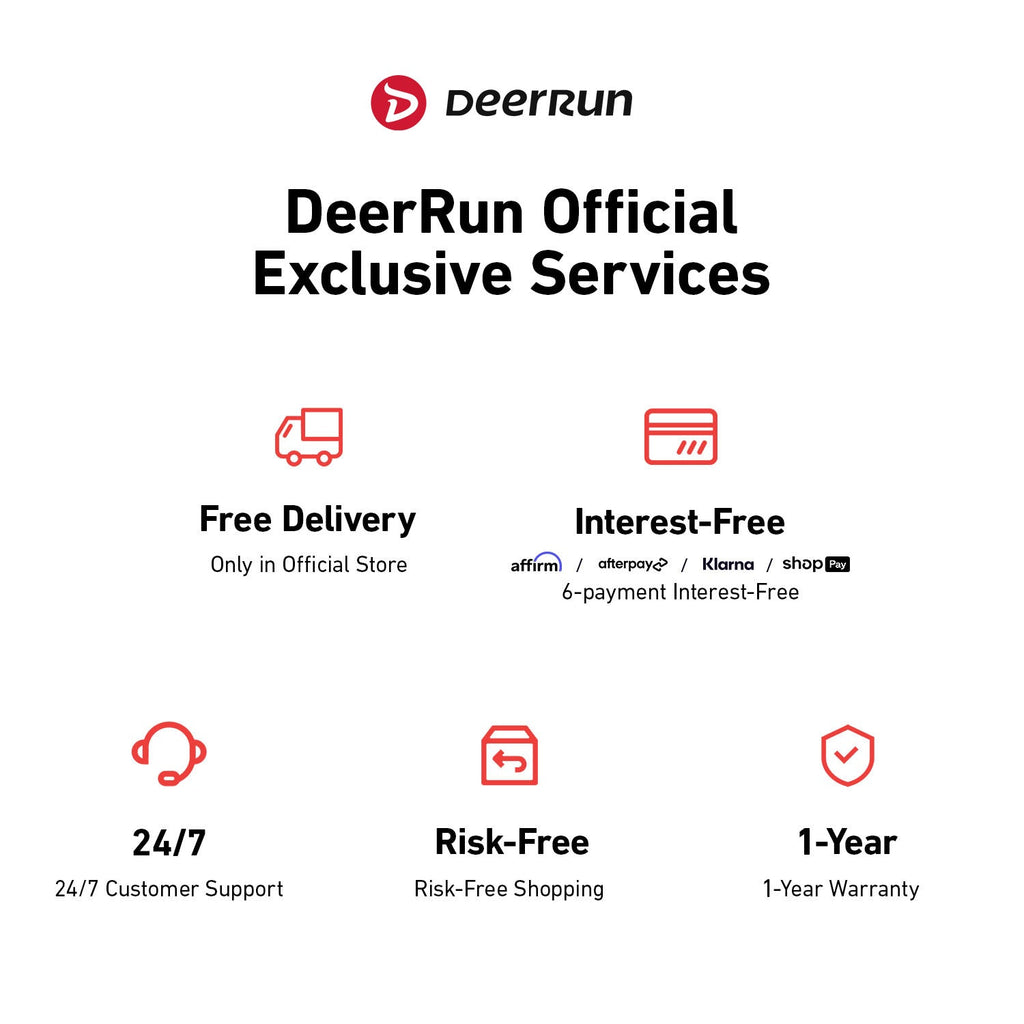 DeerRun X20 Treadmill with 15% Auto Incline Full Running Deck Treadmill | 400 lbs, 11.3 mph
