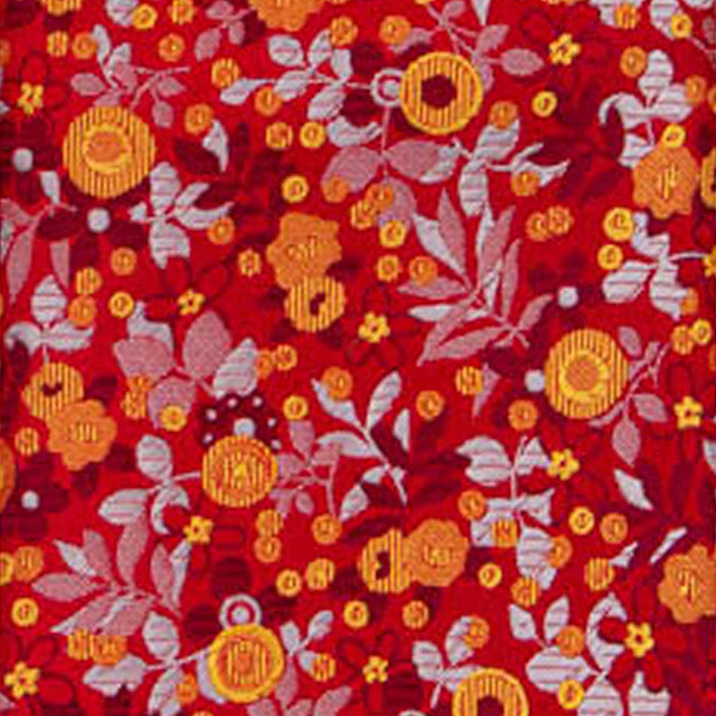 Vittorio Farina Men's Floral Design Necktie & Pocket Square