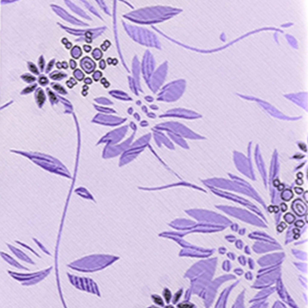 Vittorio Farina Men's Floral Design Necktie & Pocket Square