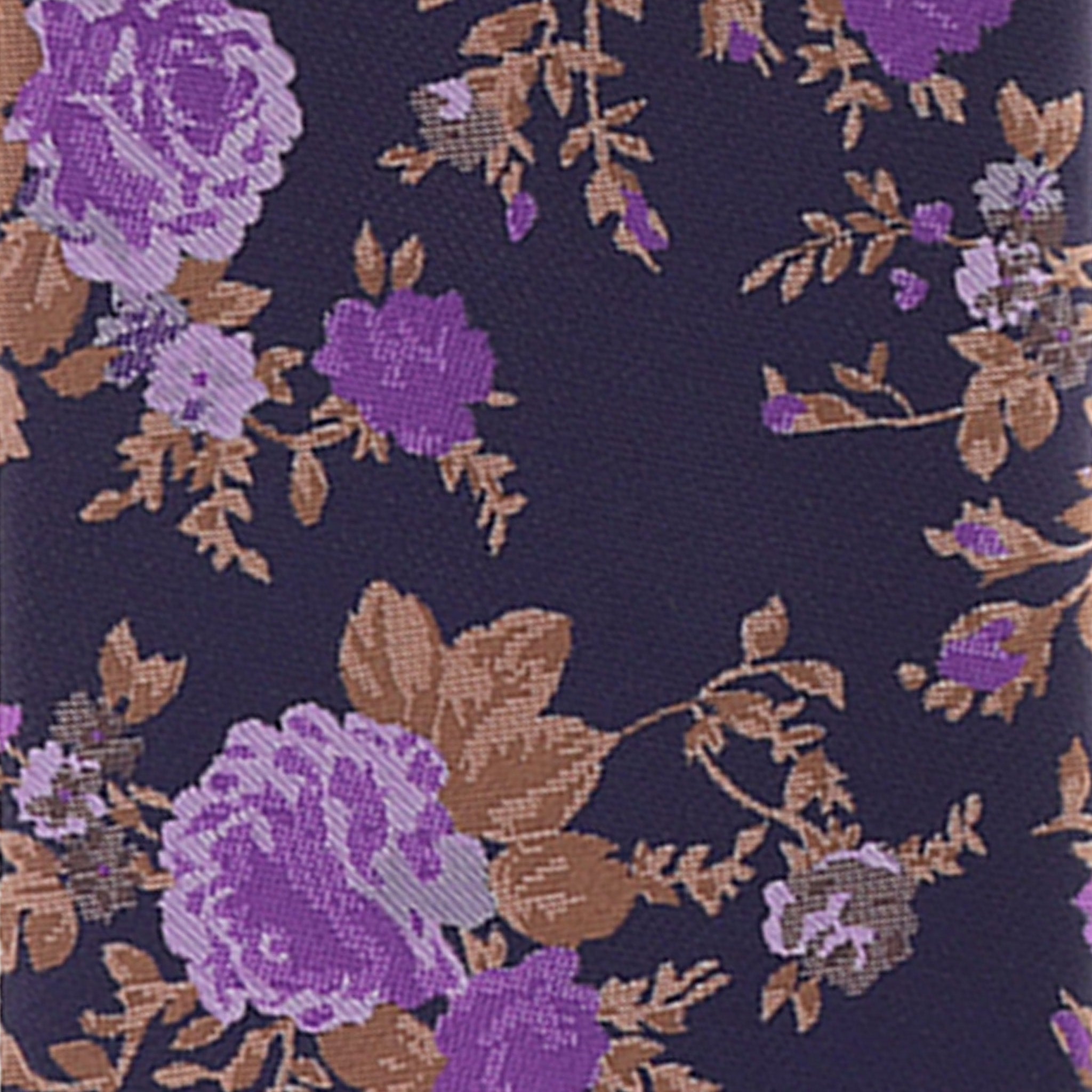 Vittorio Farina Men's Floral Design Necktie & Pocket Square