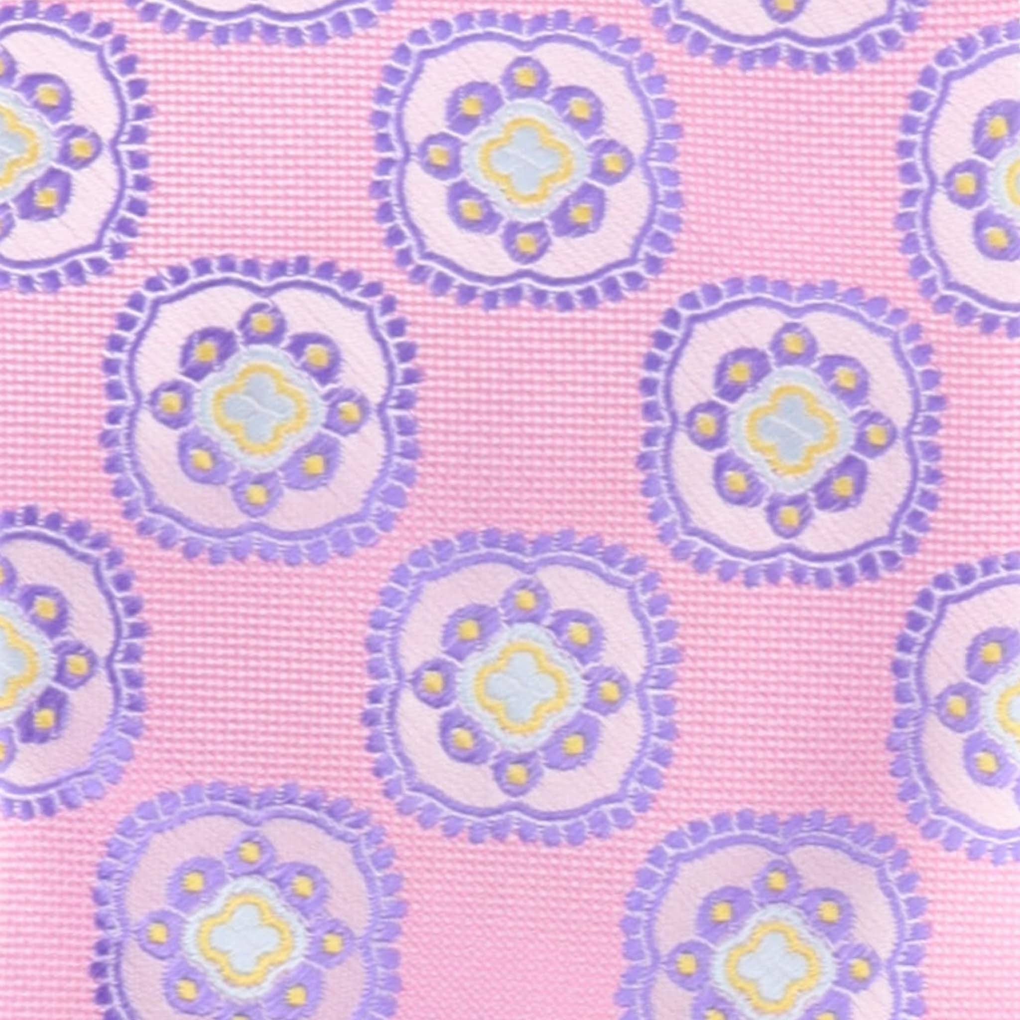 Vittorio Farina Men's Geometric Design Necktie & Pocket Square