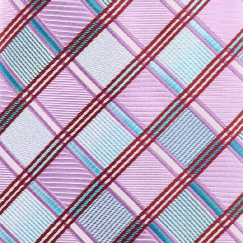 Vittorio Farina Men's Geometric Design Necktie & Pocket Square