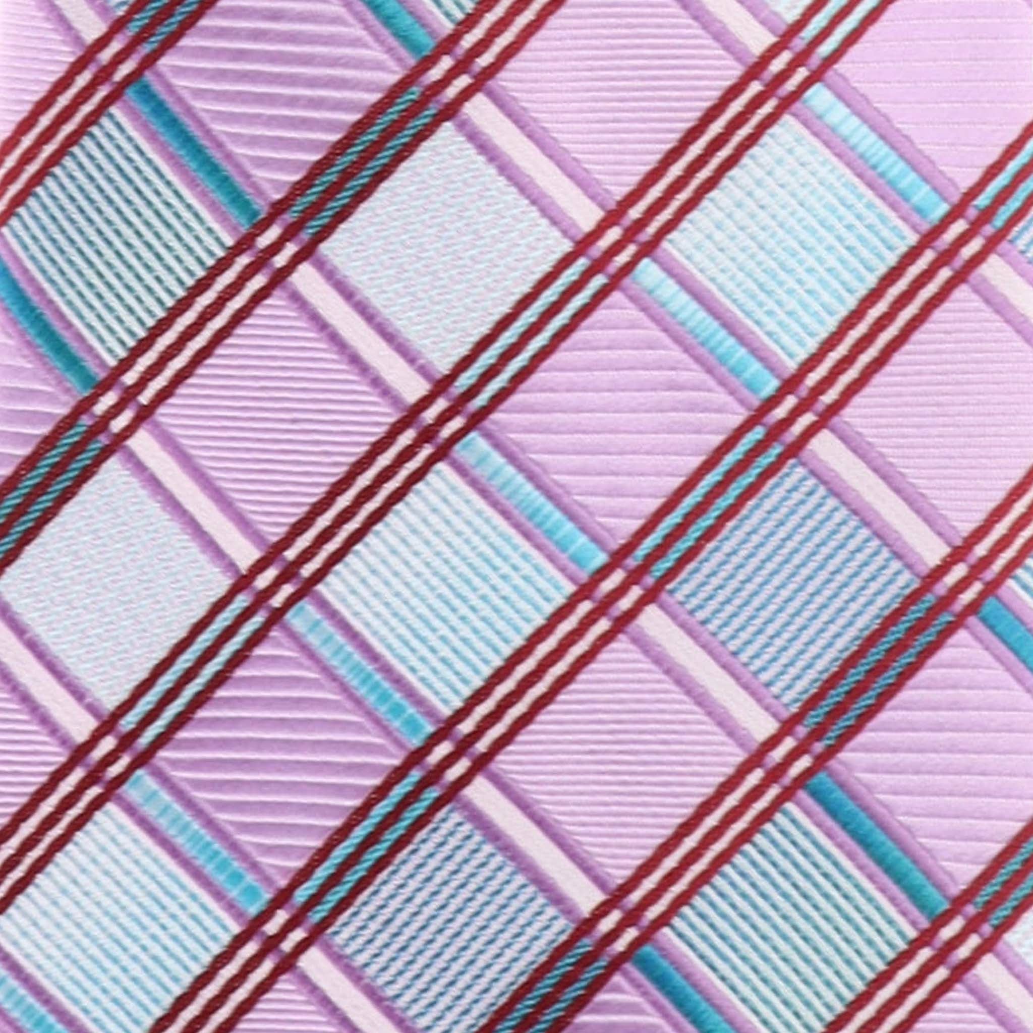 Vittorio Farina Men's Geometric Design Necktie & Pocket Square