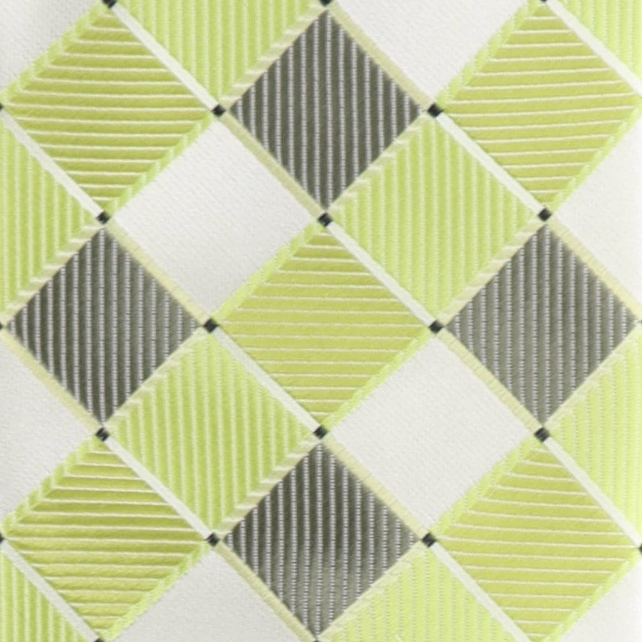 Vittorio Farina Men's Geometric Design Necktie & Pocket Square