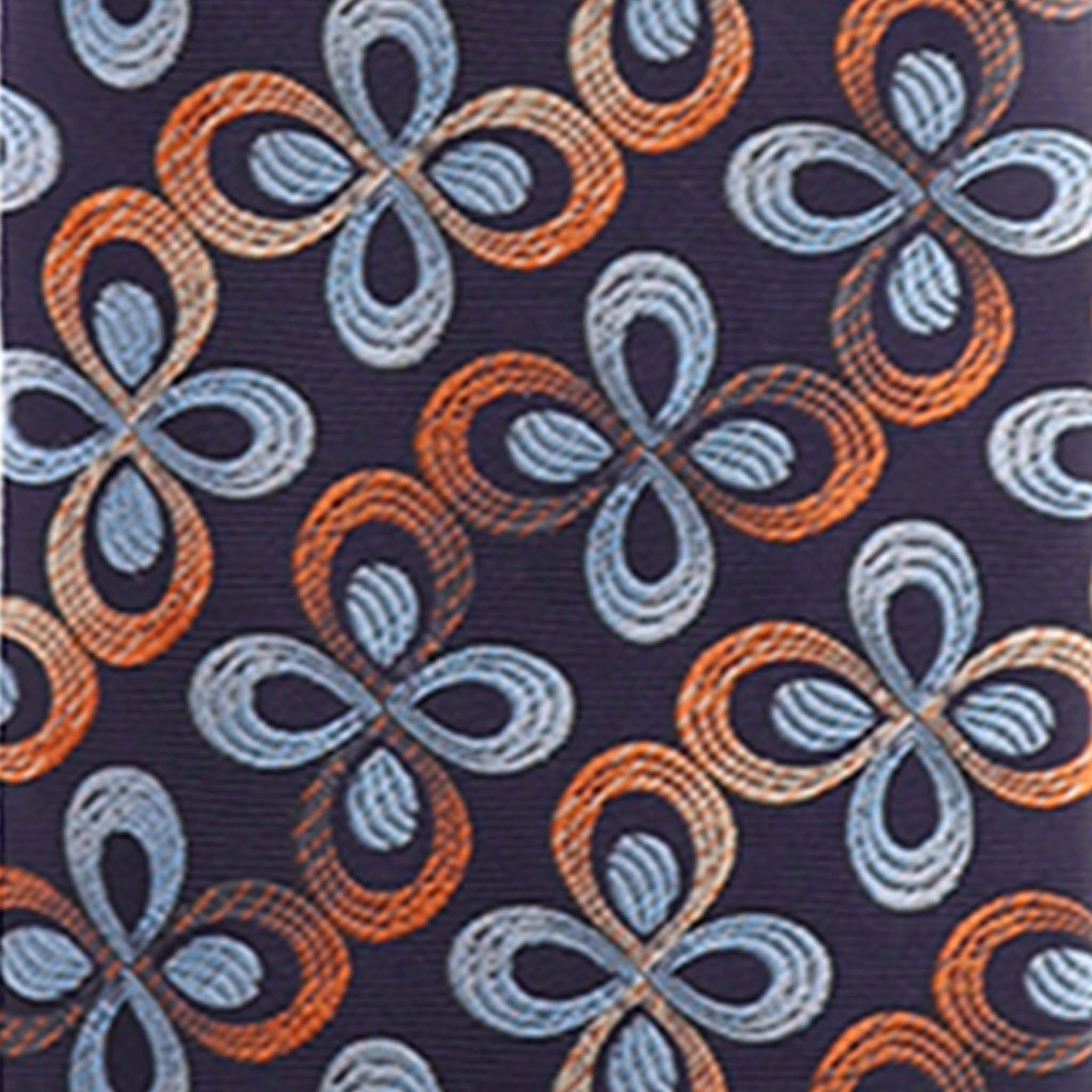 Vittorio Farina Men's Floral Design Necktie & Pocket Square
