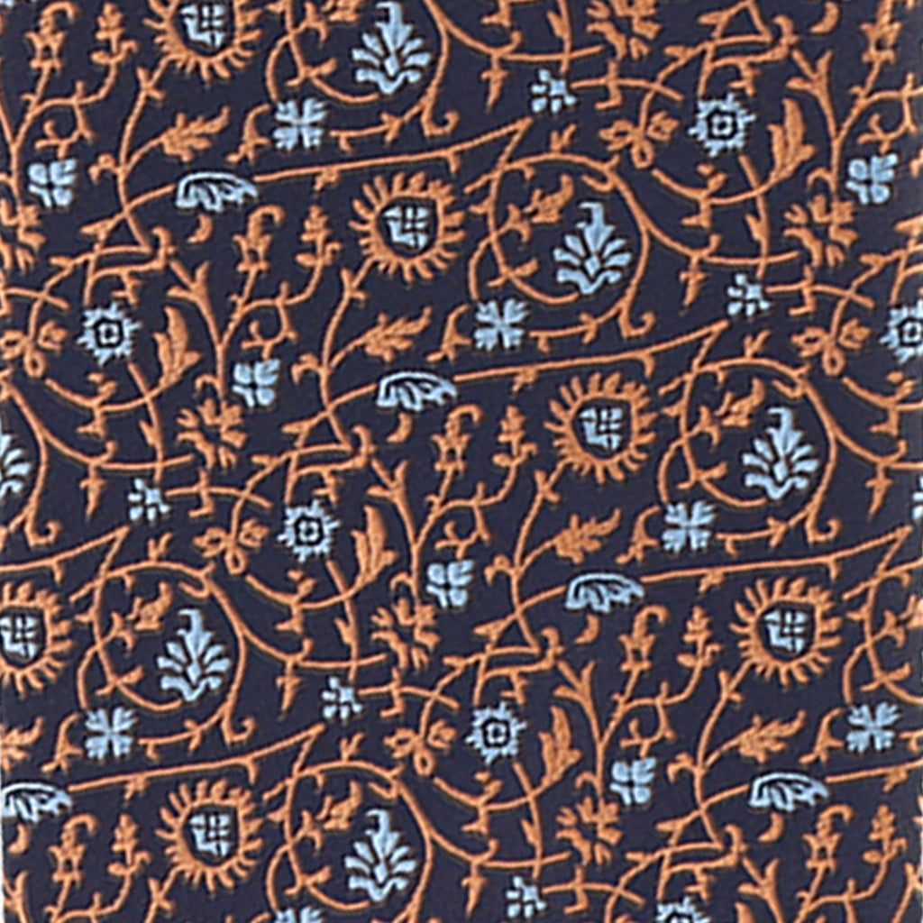 Vittorio Farina Men's Floral Design Necktie & Pocket Square