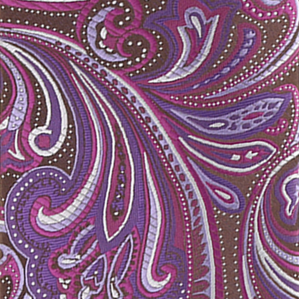 Vittorio Farina Men's Paisley Design Necktie & Pocket Square