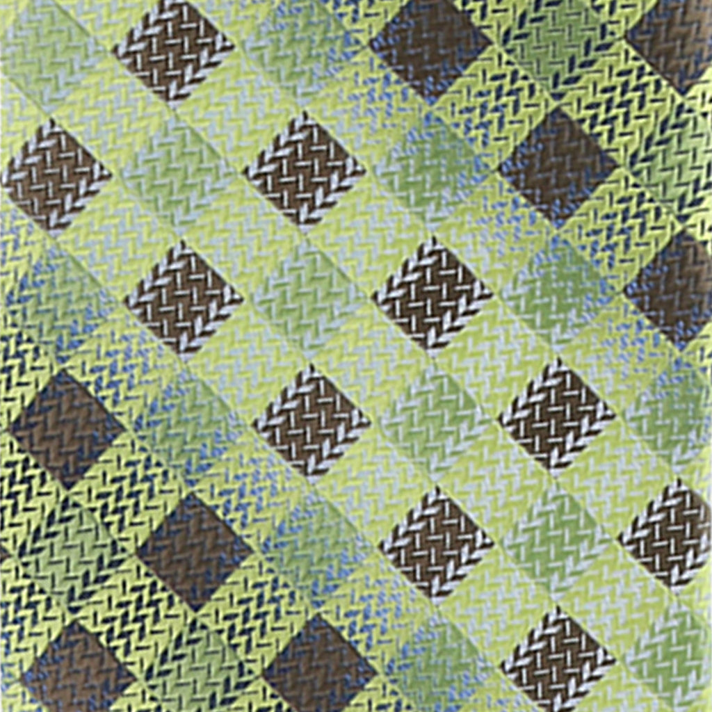 Vittorio Farina Men's Geometric Design Necktie & Pocket Square