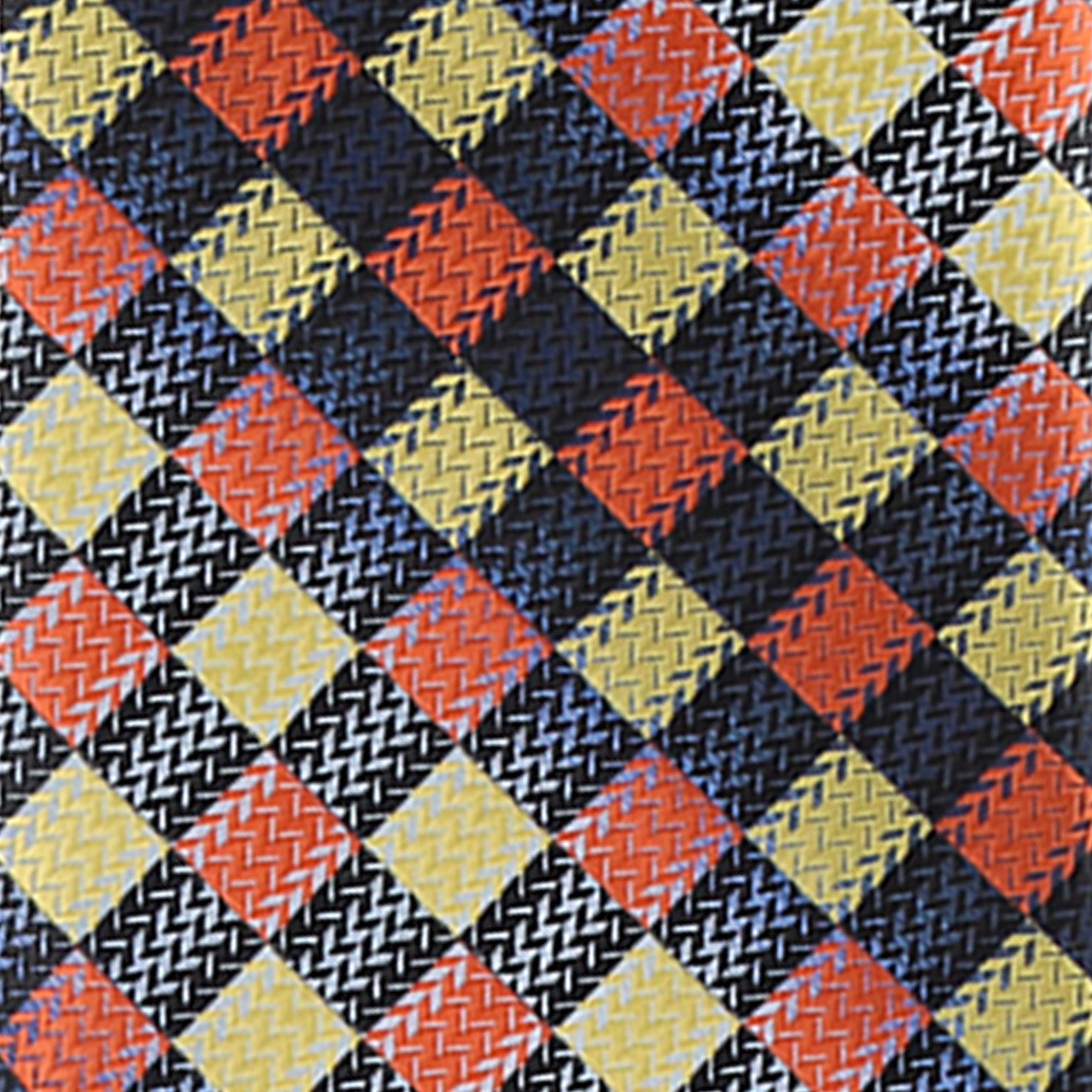 Vittorio Farina Men's Geometric Design Necktie & Pocket Square