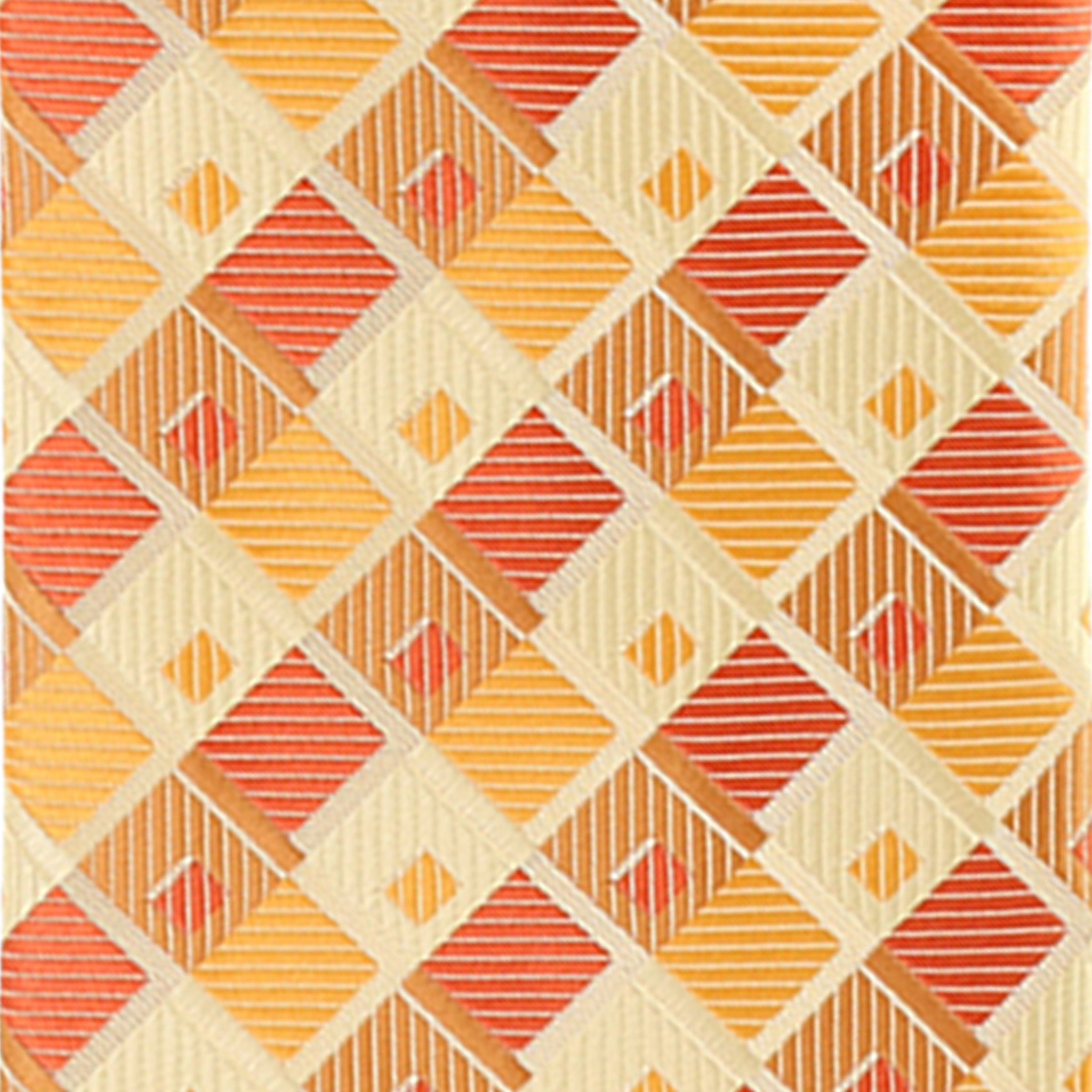 Vittorio Farina Men's Geometric Design Necktie & Pocket Square