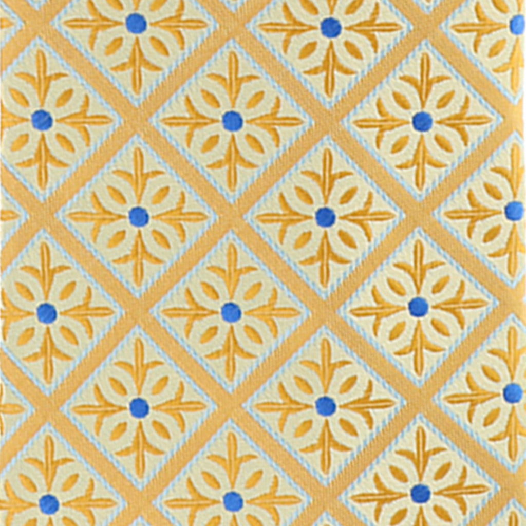 Vittorio Farina Men's Geometric Design Necktie & Pocket Square