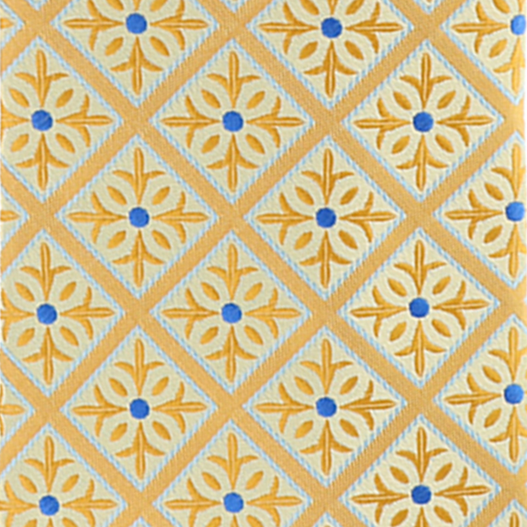 Vittorio Farina Men's Geometric Design Necktie & Pocket Square