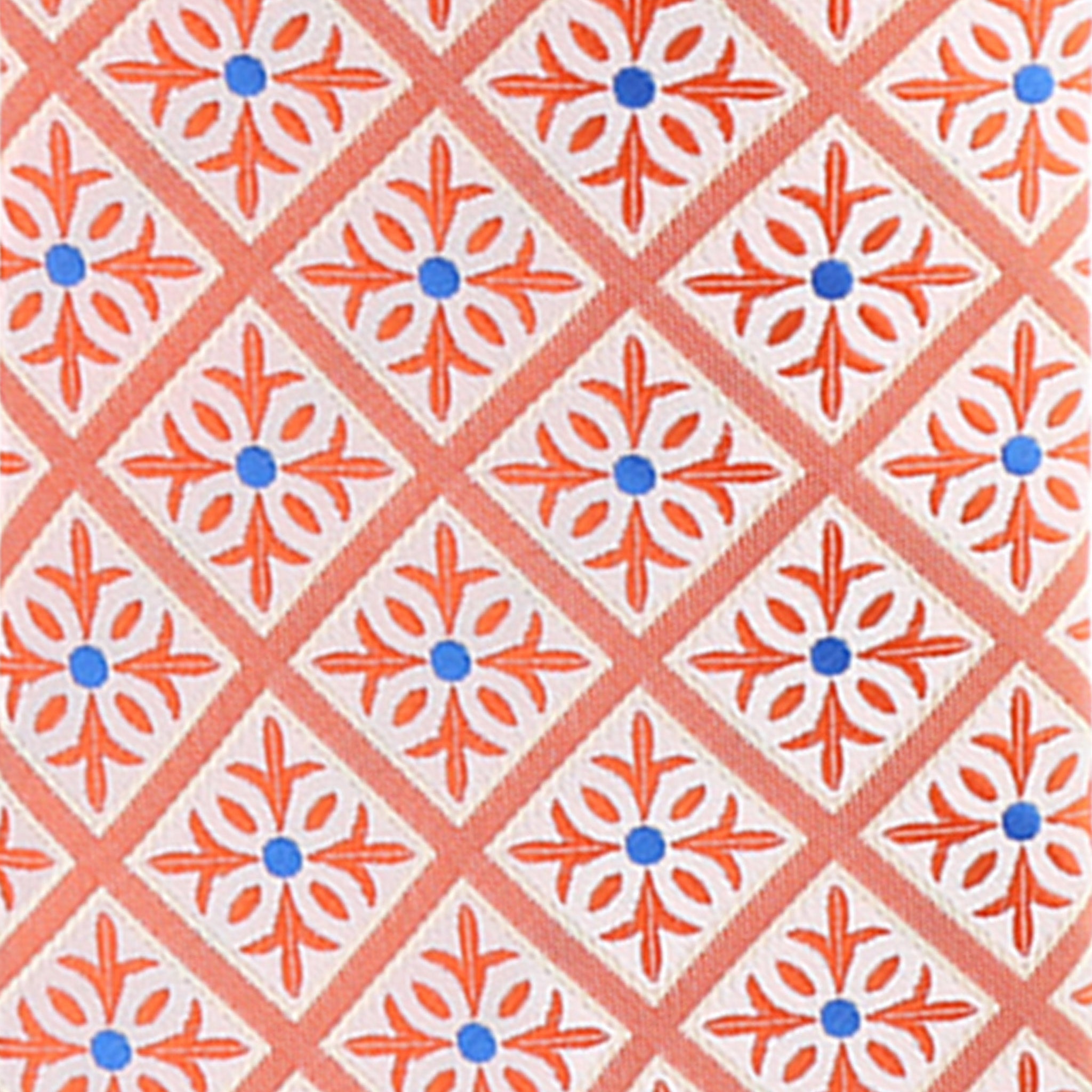 Vittorio Farina Men's Geometric Design Necktie & Pocket Square