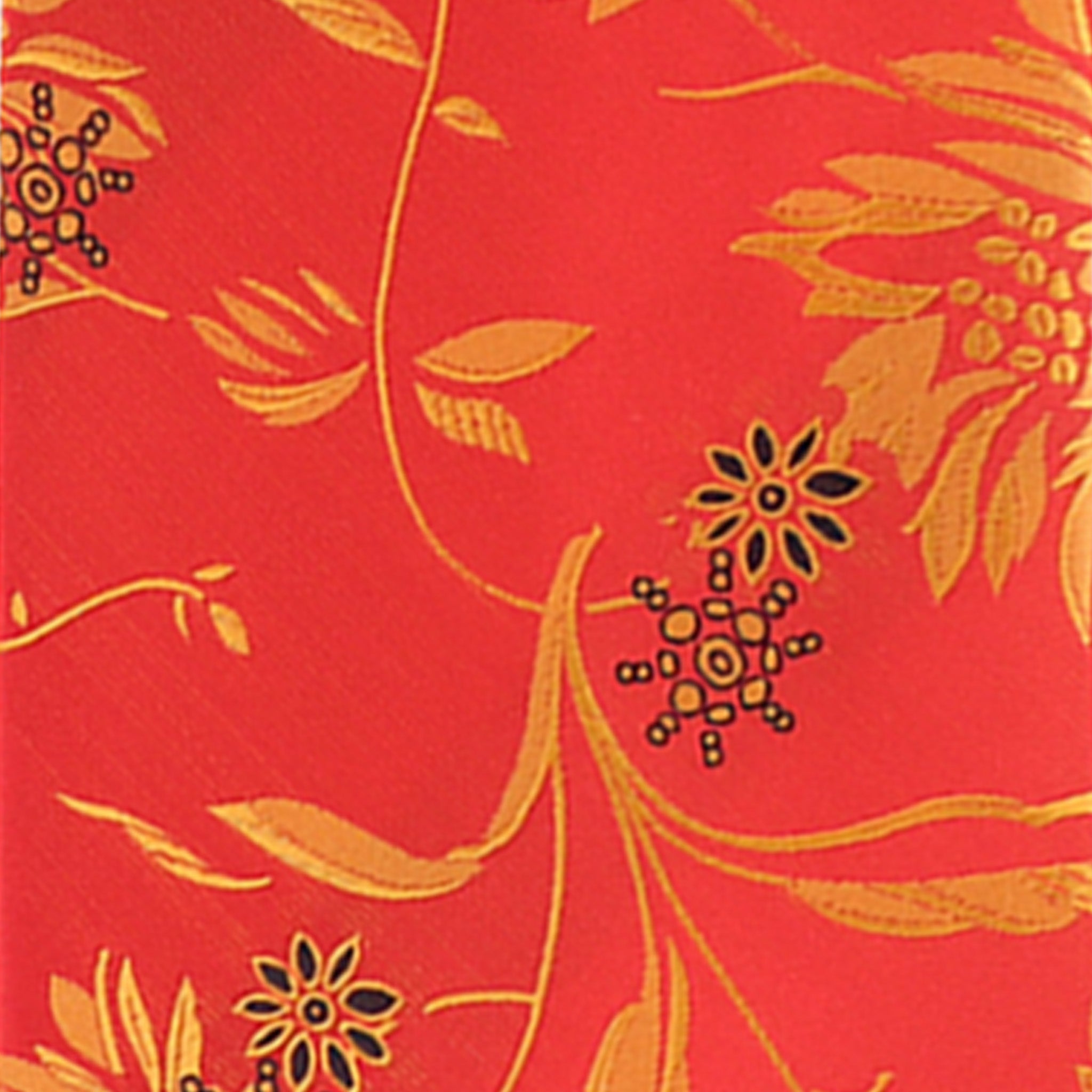 Vittorio Farina Men's Floral Design Necktie & Pocket Square