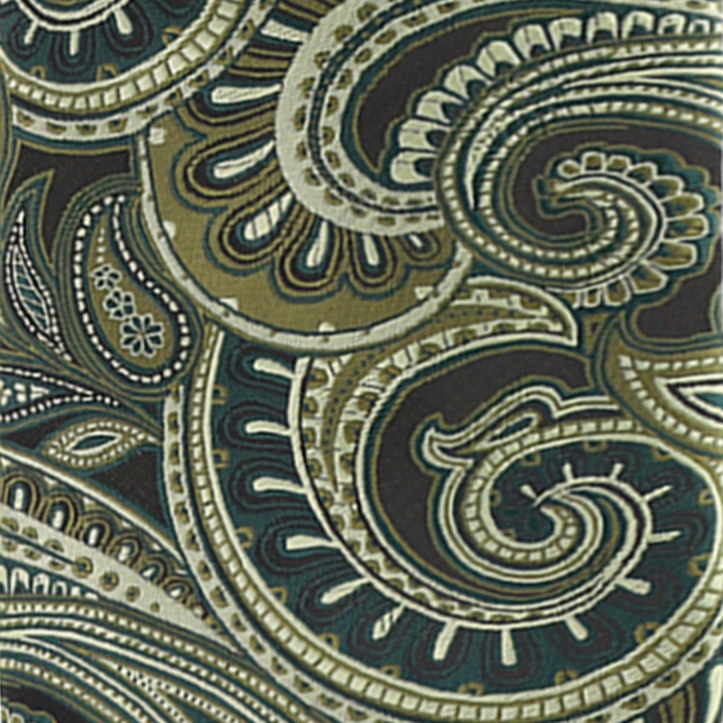 Vittorio Farina Men's Paisley Design Necktie & Pocket Square