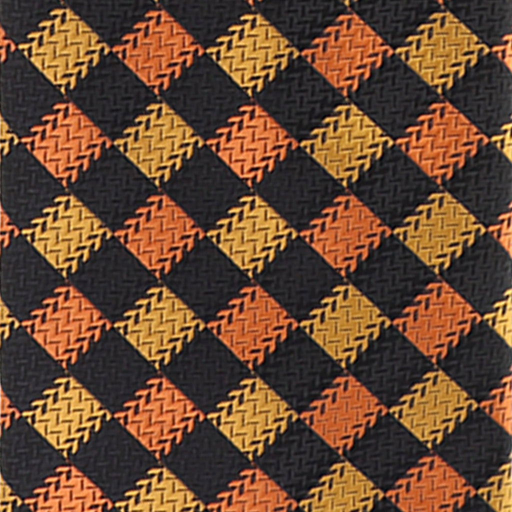 Vittorio Farina Men's Geometric Design Necktie & Pocket Square
