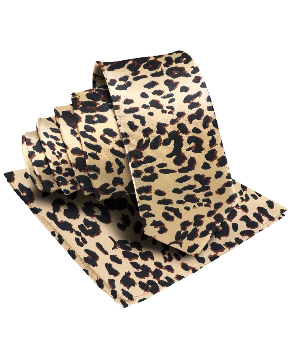 Vittorio Farina Men's Kente Satin Necktie & Pocket Square