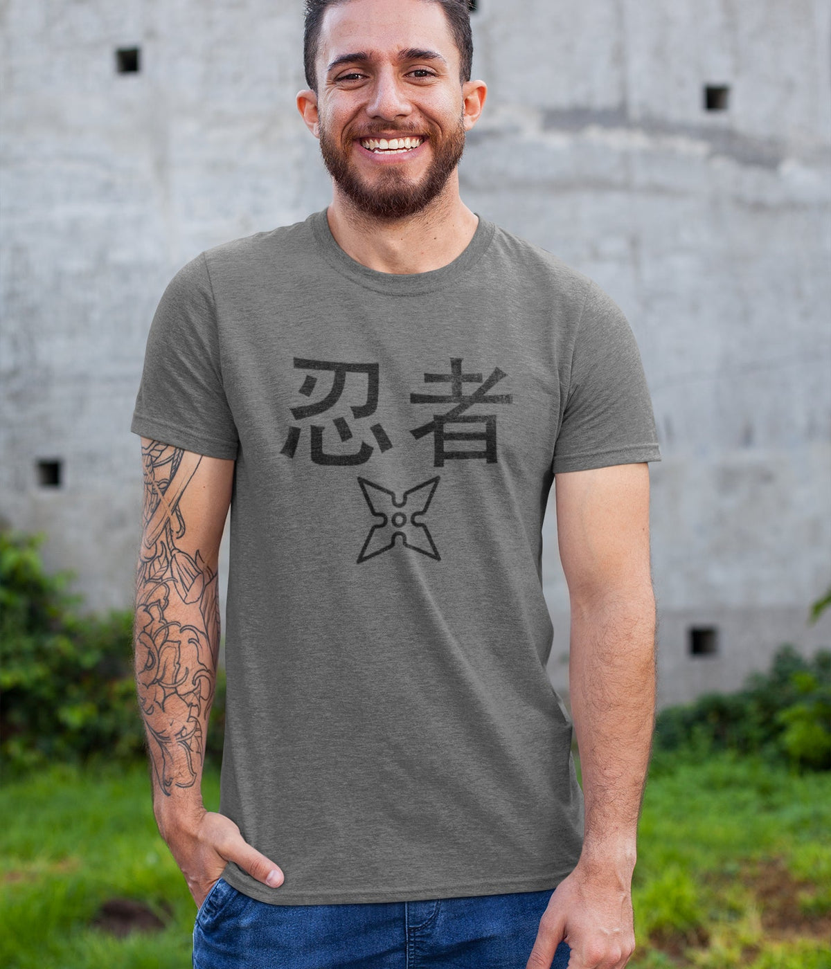 Distressed Ninja T-Shirt