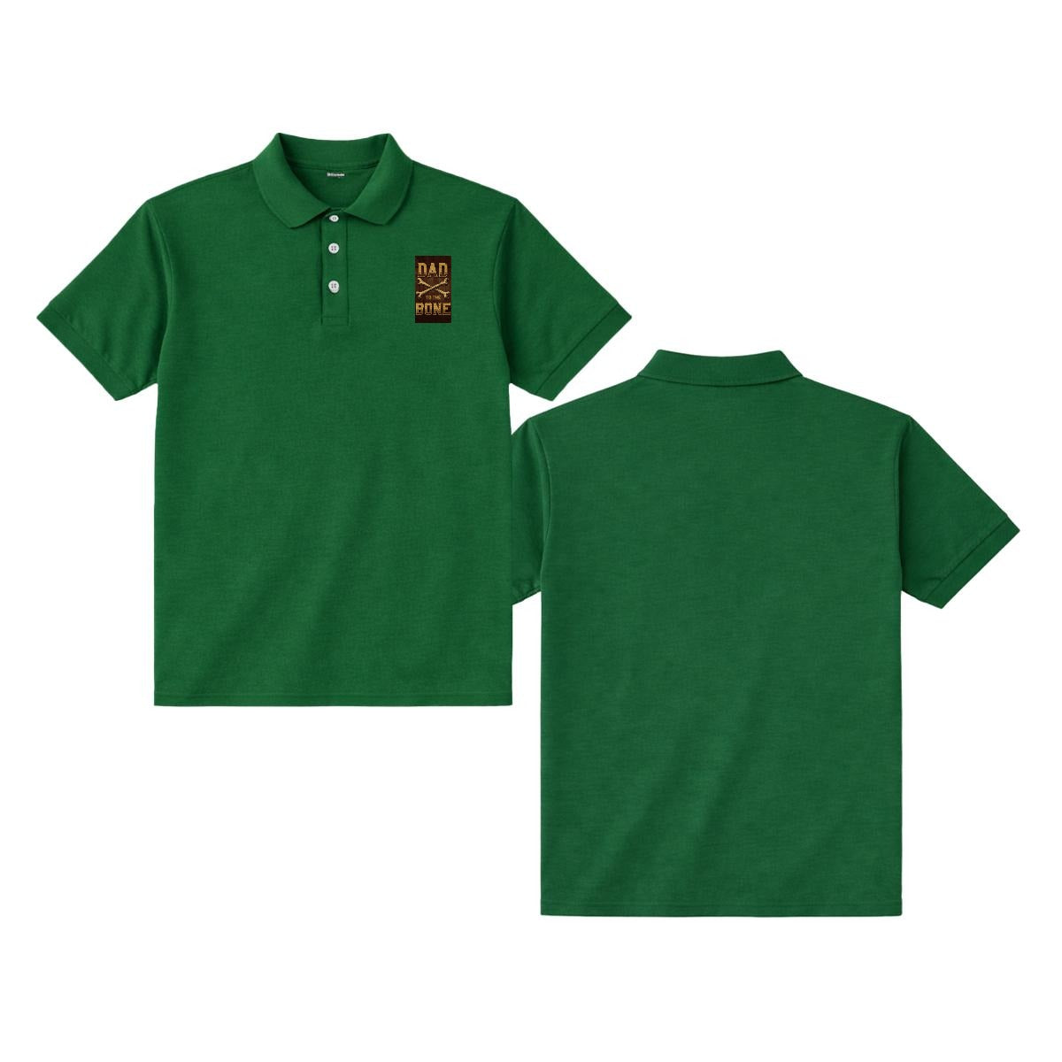 Dad to the Bone Adult Polo Jersey Shirt | Gildan 8800