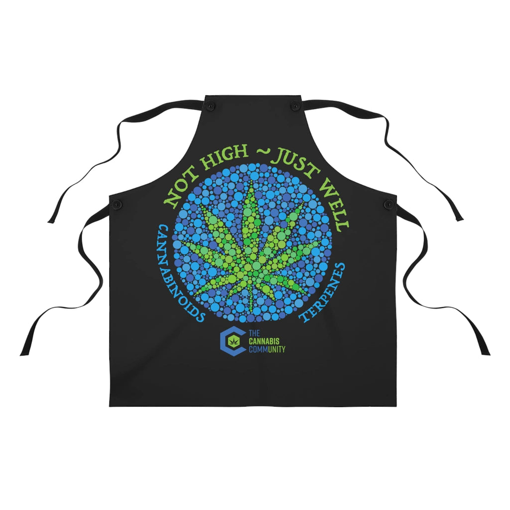 Not High, Just Well Chef's Apron