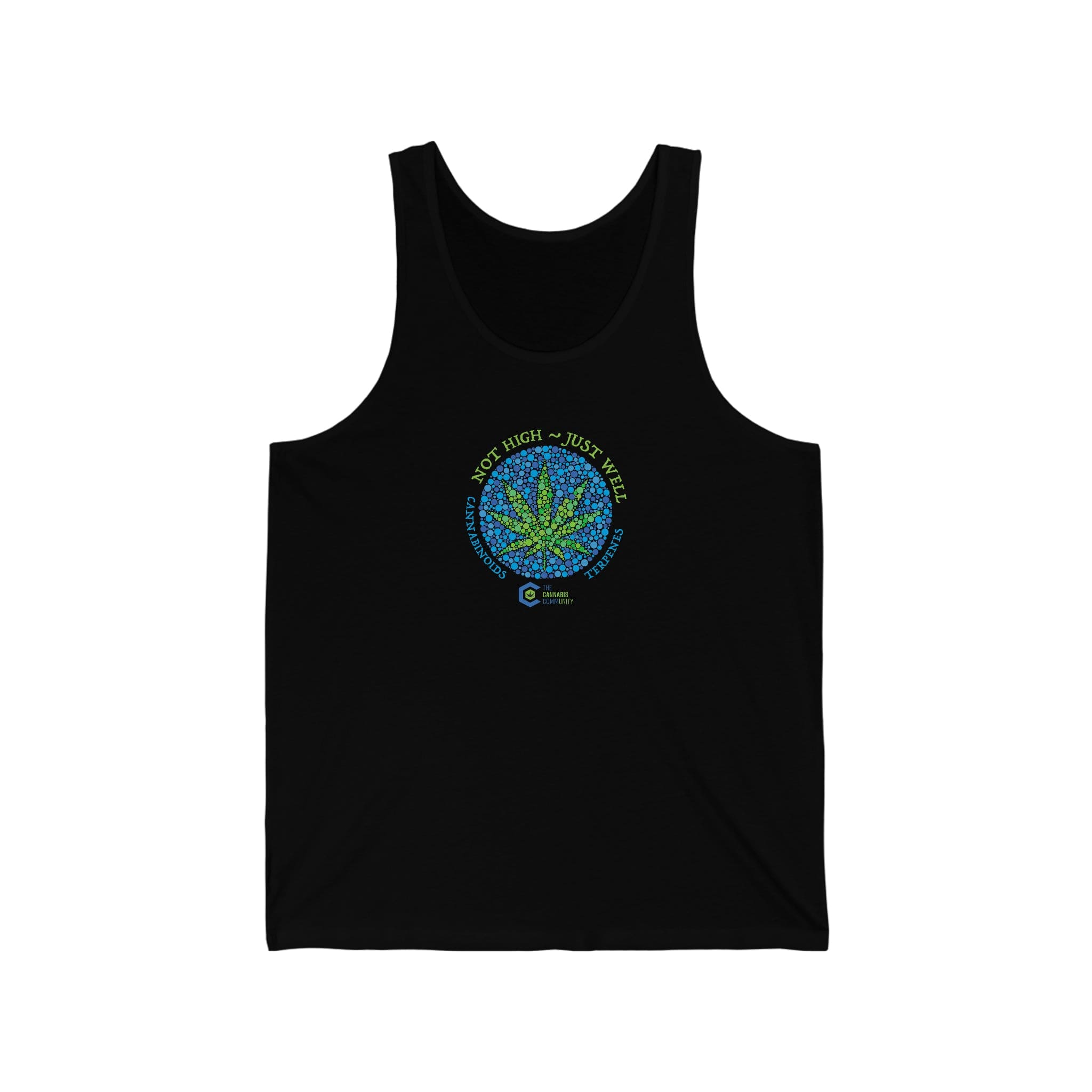 Not High, Just Well Cannabis Jersey Tank
