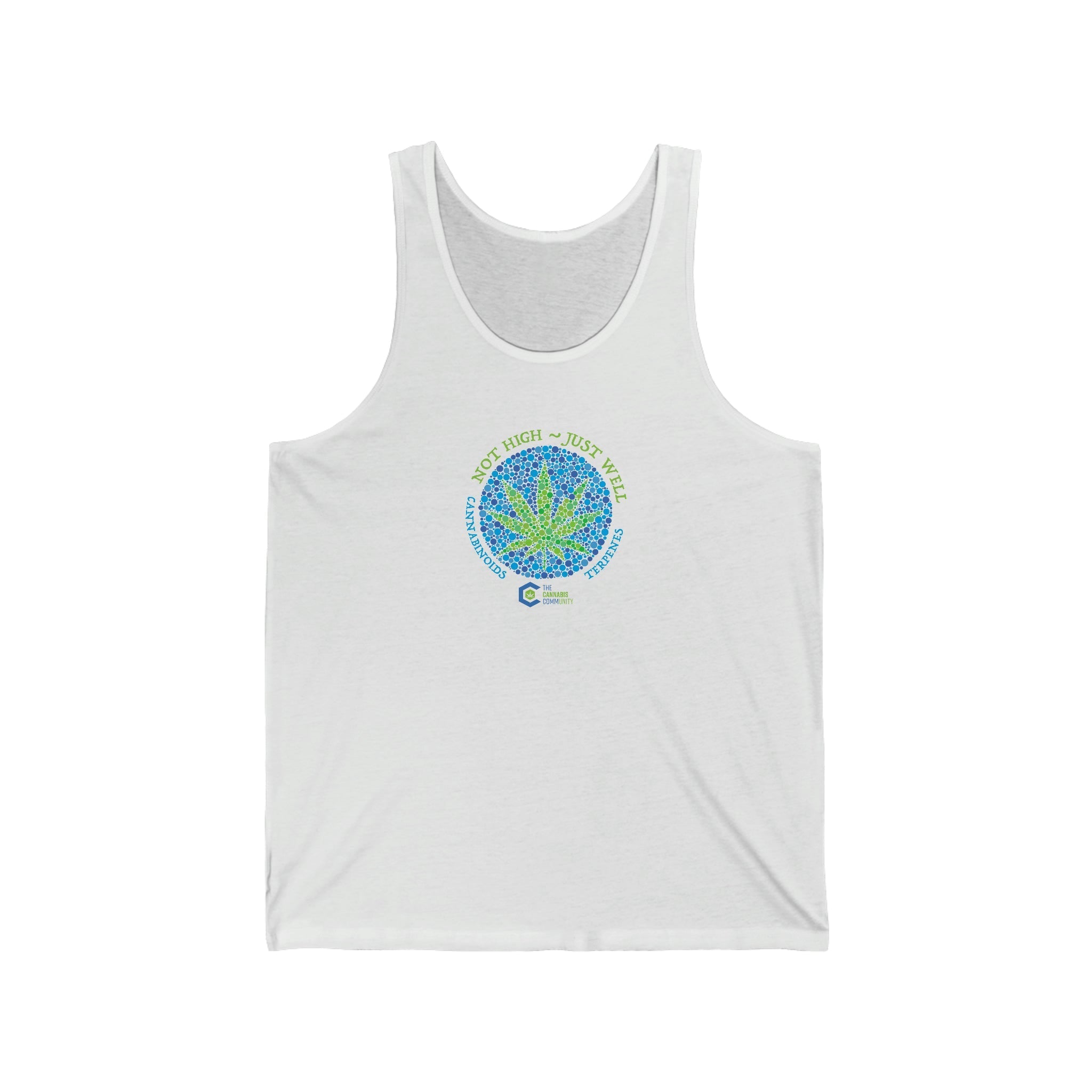 Not High, Just Well Cannabis Jersey Tank