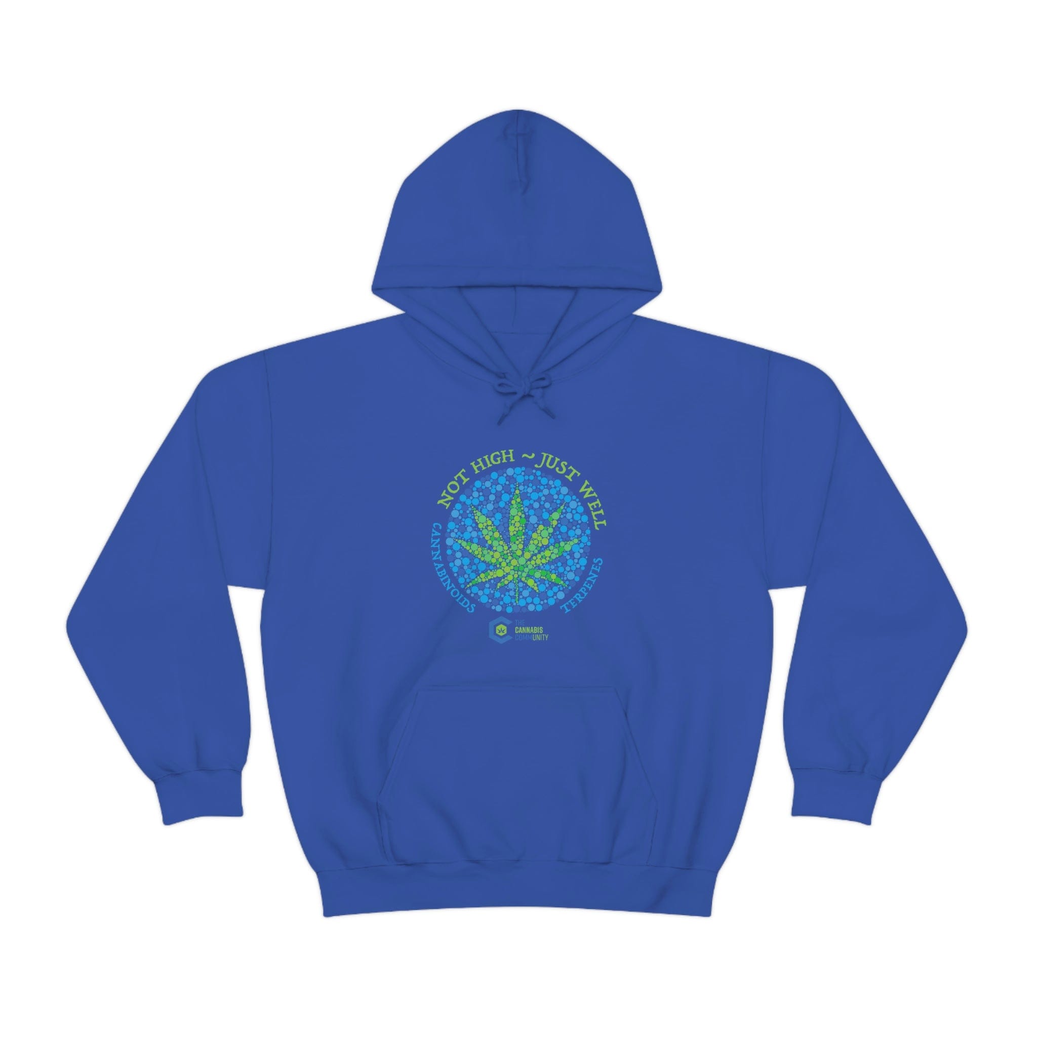 Not High, Just Well Cannabis Hoodies