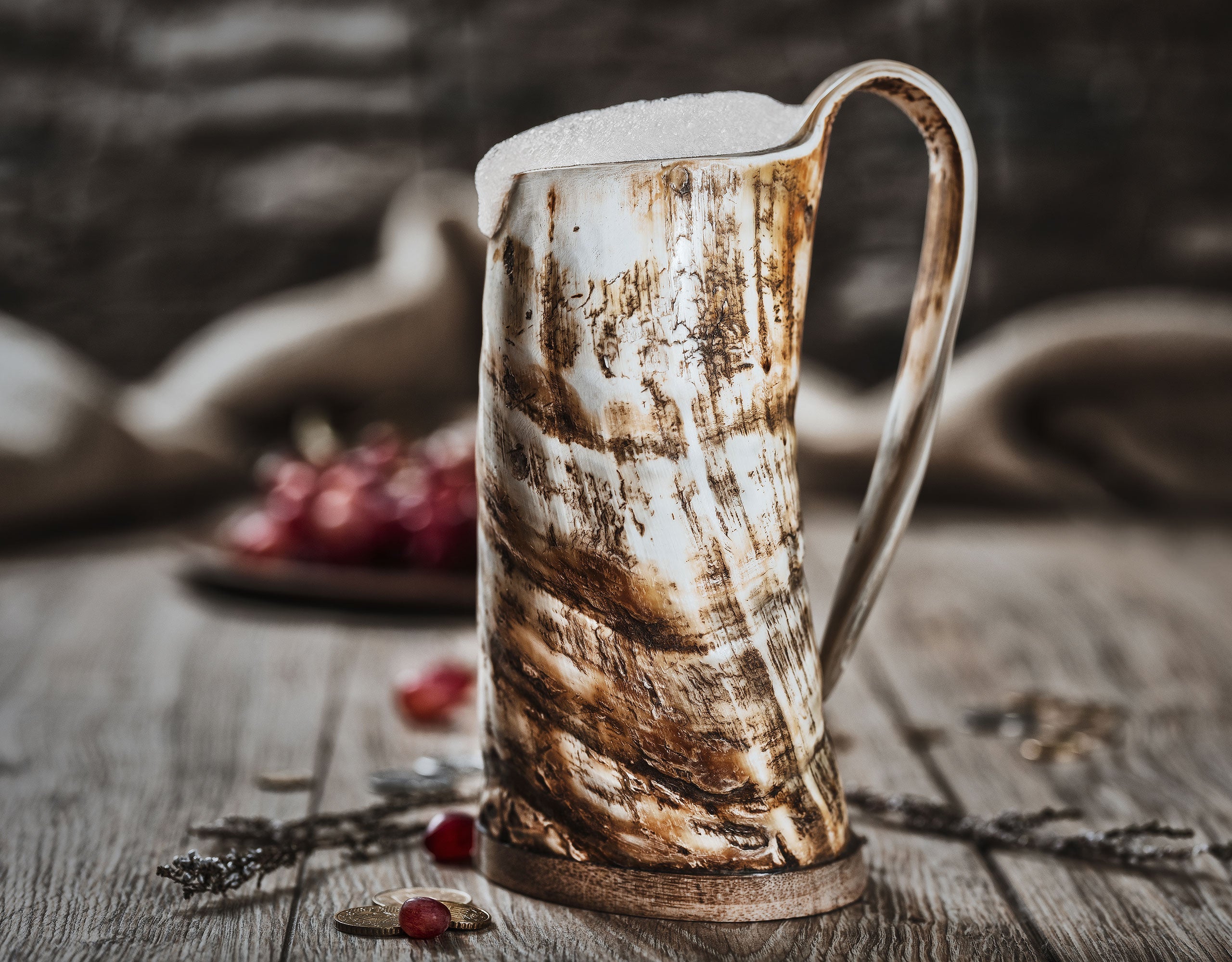 Horn Tankard Mug ( Pick your Polish )