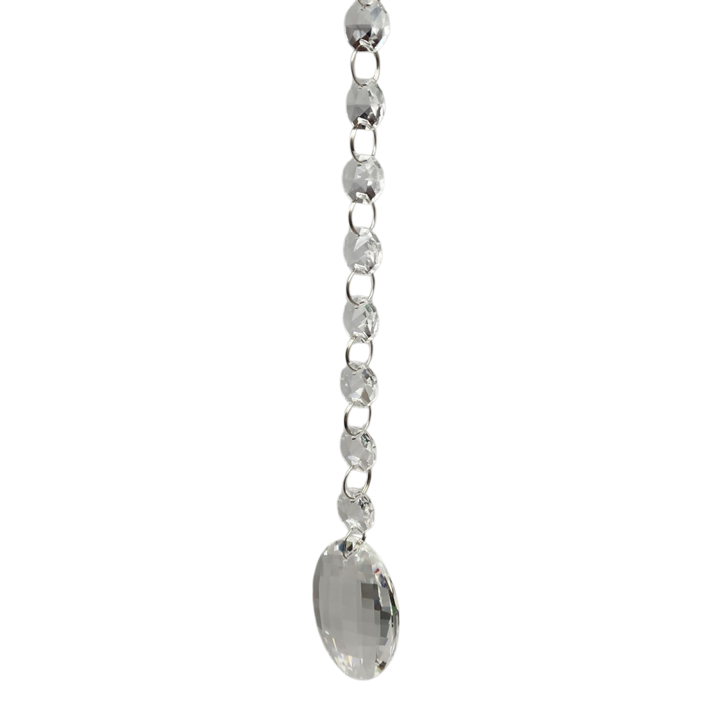 Glass Look Acrylic Jewel Ornament -