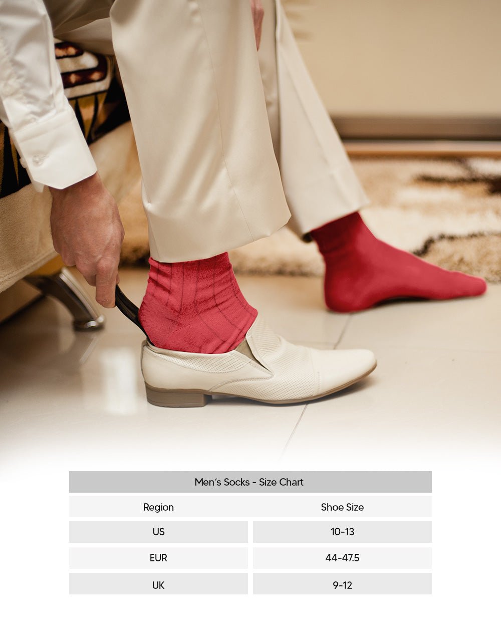 Vittorio Farina Men's Ribbed Shear Nylon Over The Calf Dress Socks