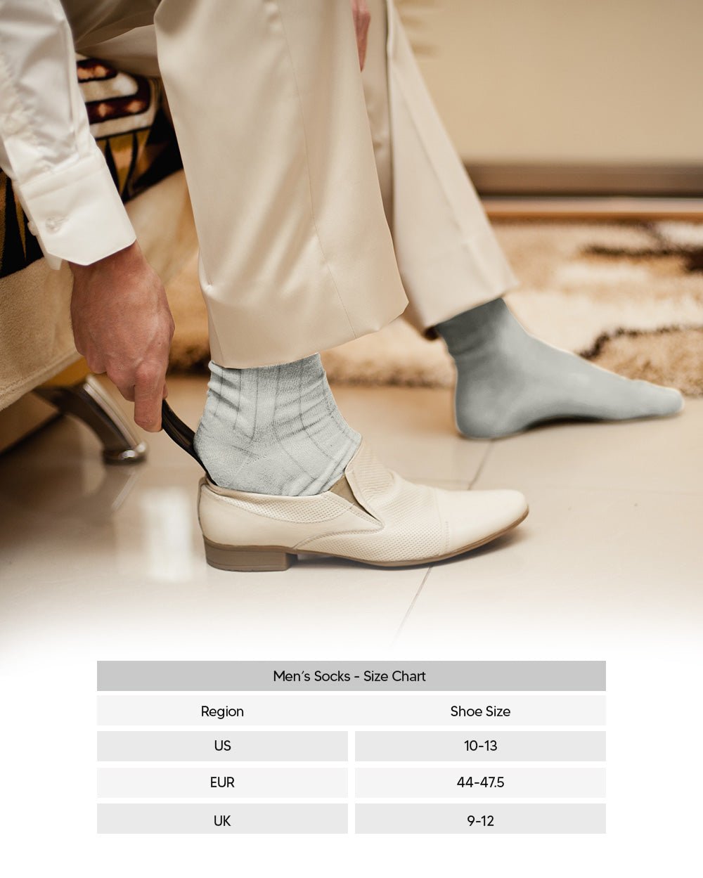 Vittorio Farina Men's Ribbed Shear Nylon Over The Calf Dress Socks