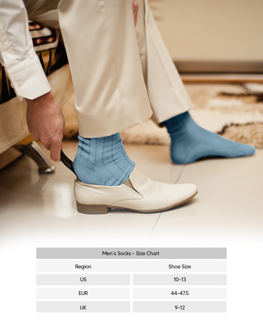 Vittorio Farina Men's Ribbed Shear Nylon Over The Calf Dress Socks