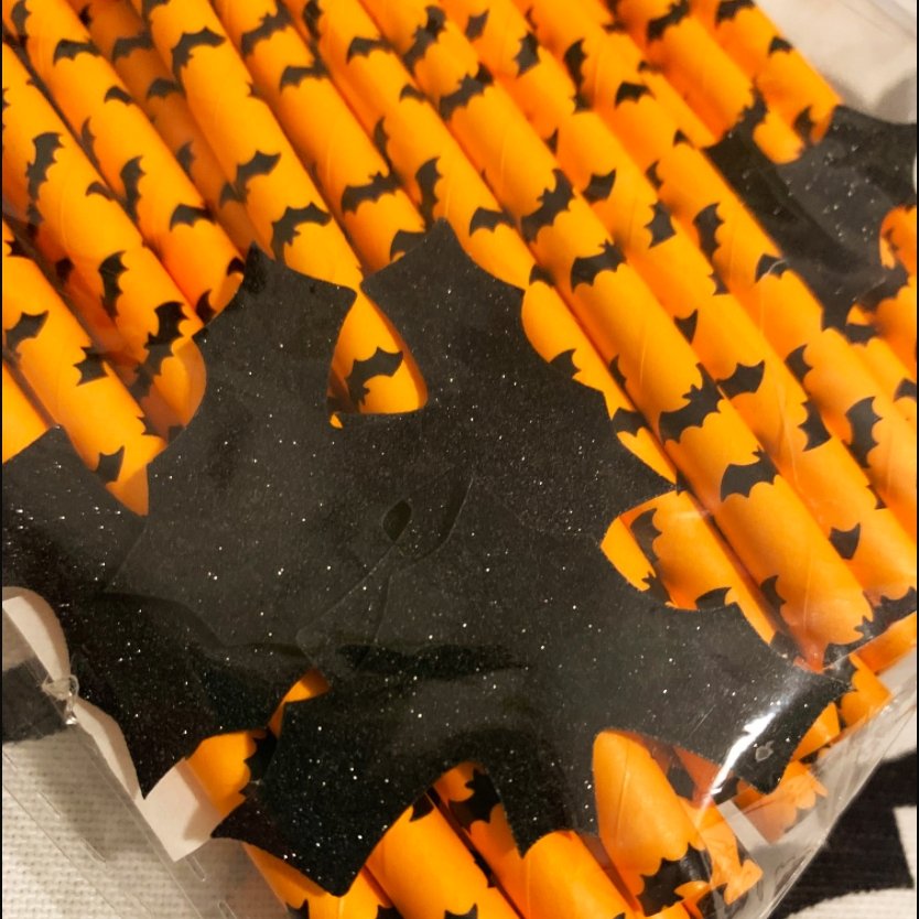 Bat Drinking Straws