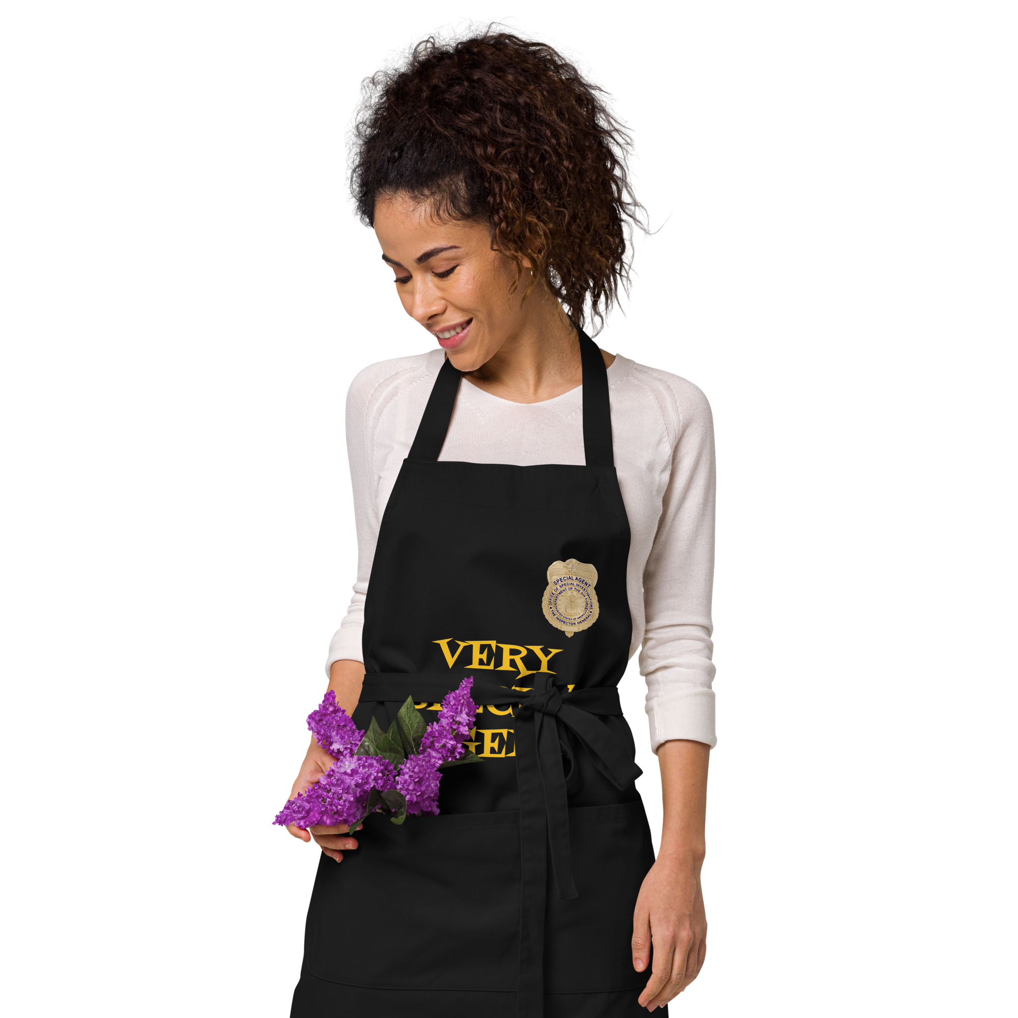 "Very Special Agent" OSI Badge Organic cotton apron