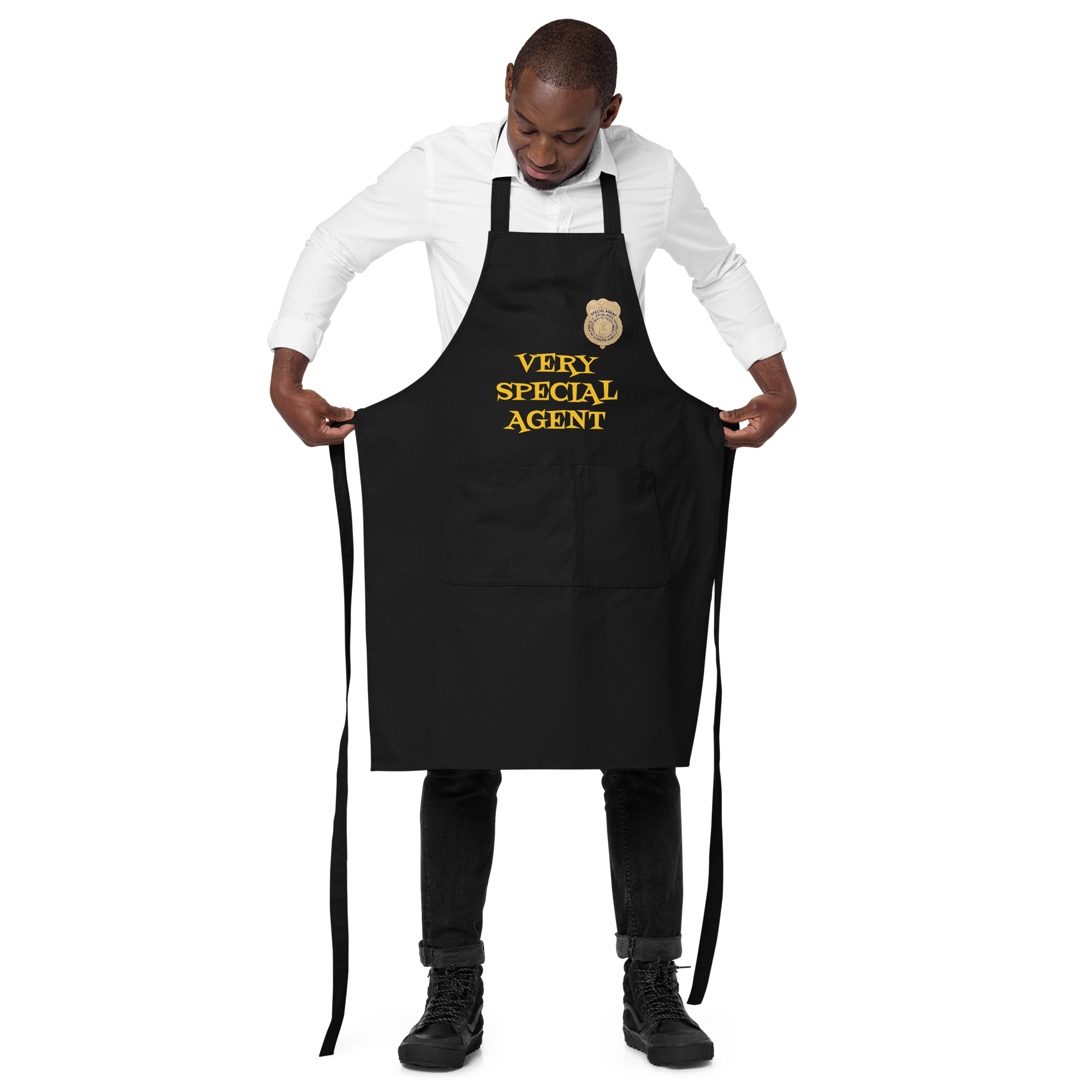 "Very Special Agent" OSI Badge Organic cotton apron