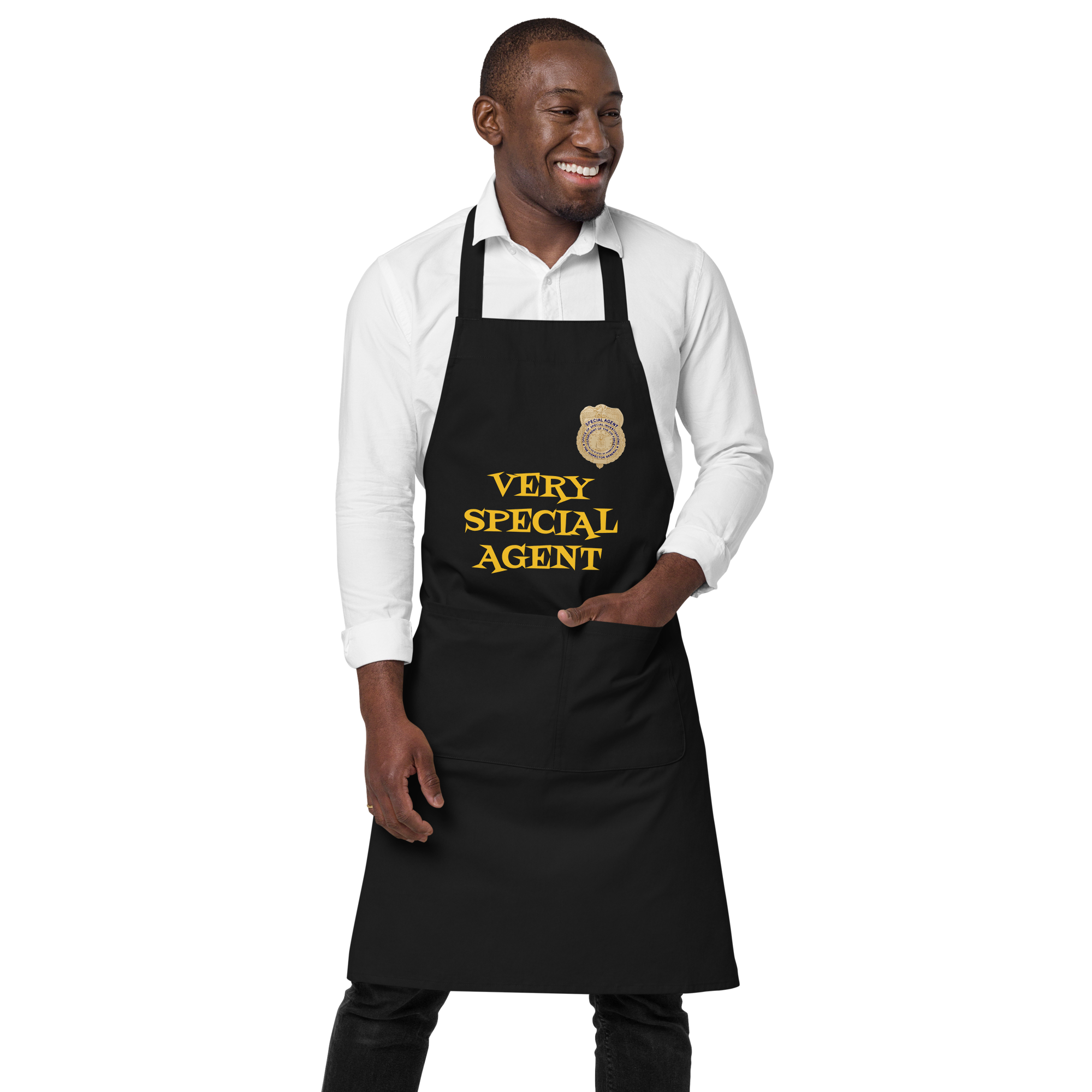"Very Special Agent" OSI Badge Organic cotton apron