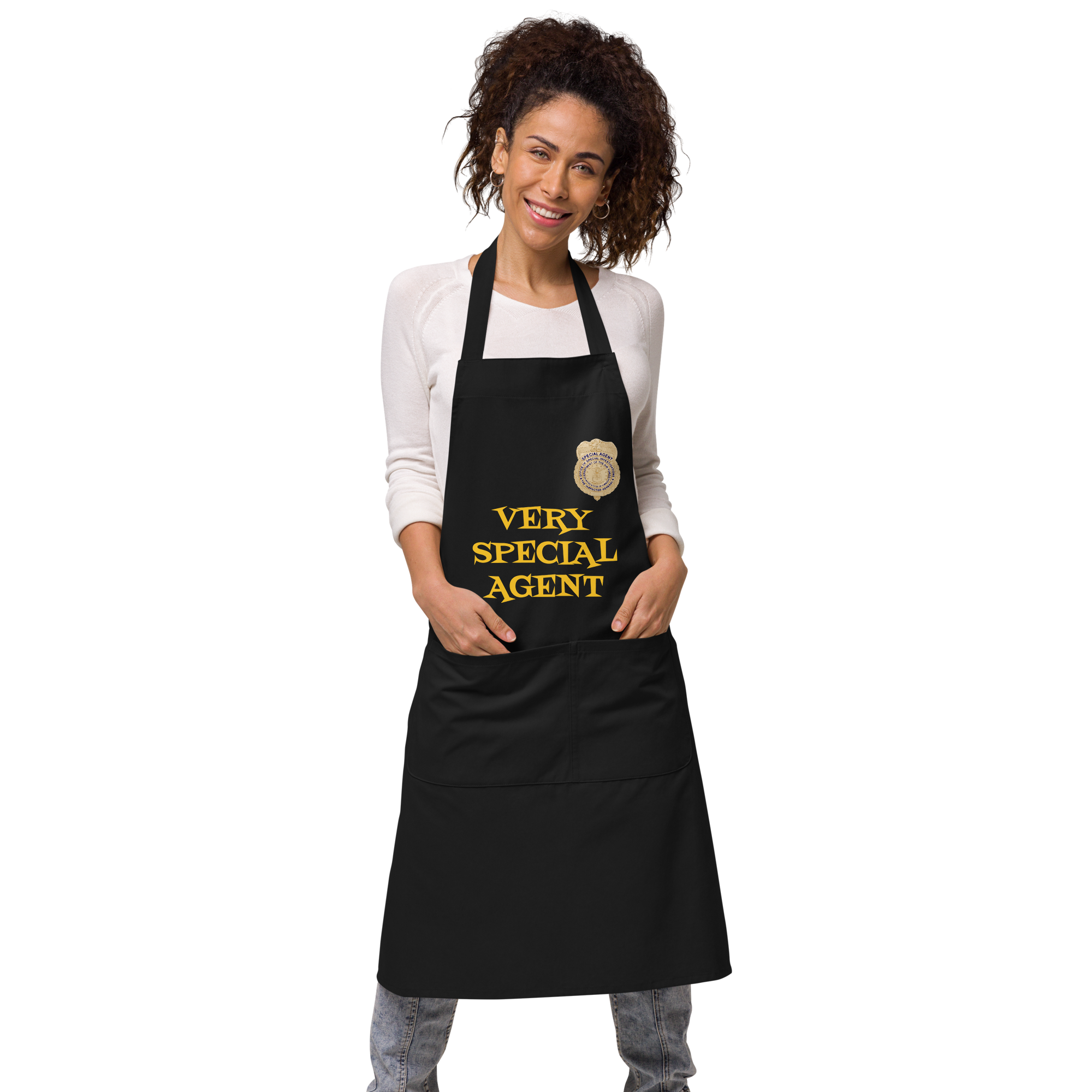 "Very Special Agent" OSI Badge Organic cotton apron